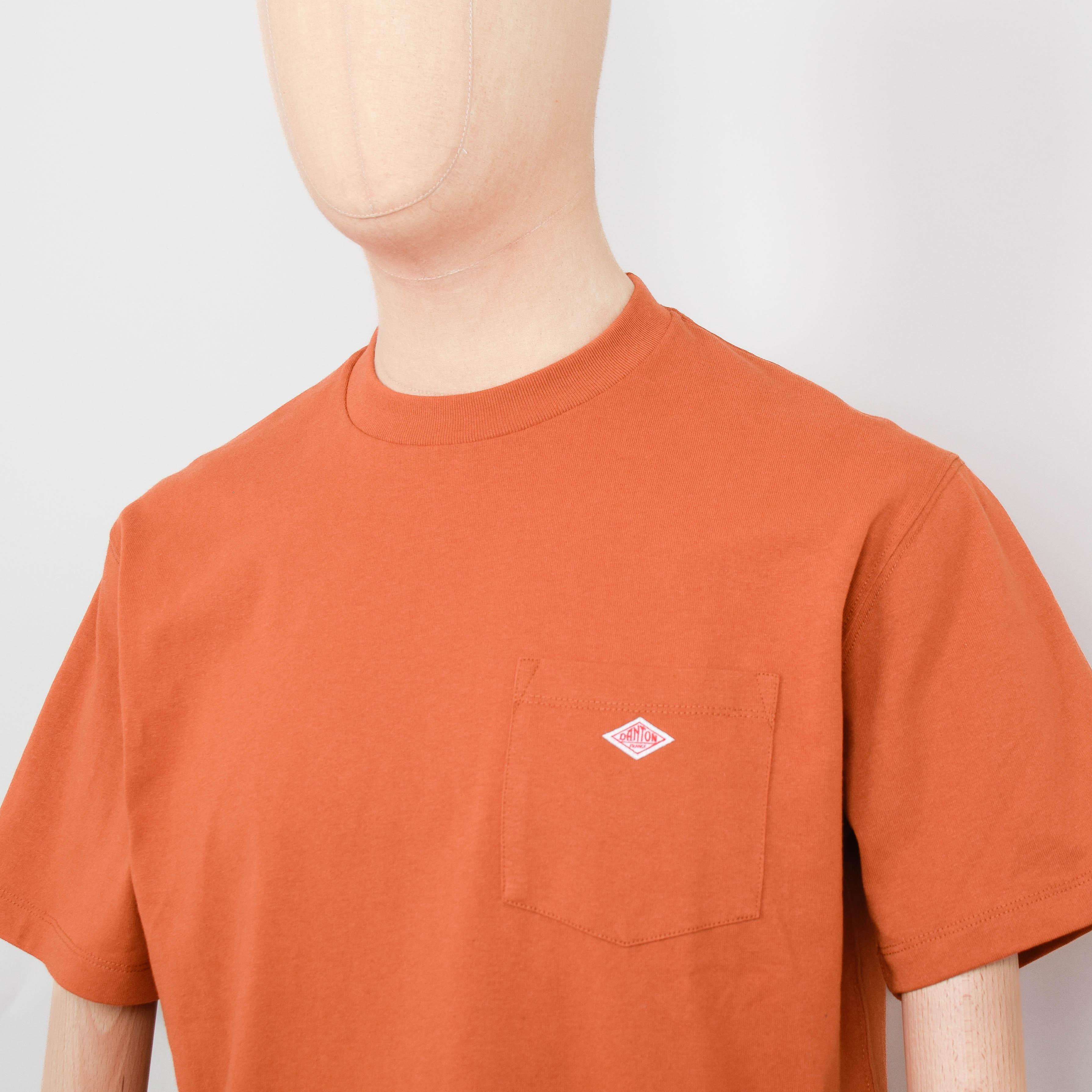 Danton Pocket T-Shirt - Orange - Image 2