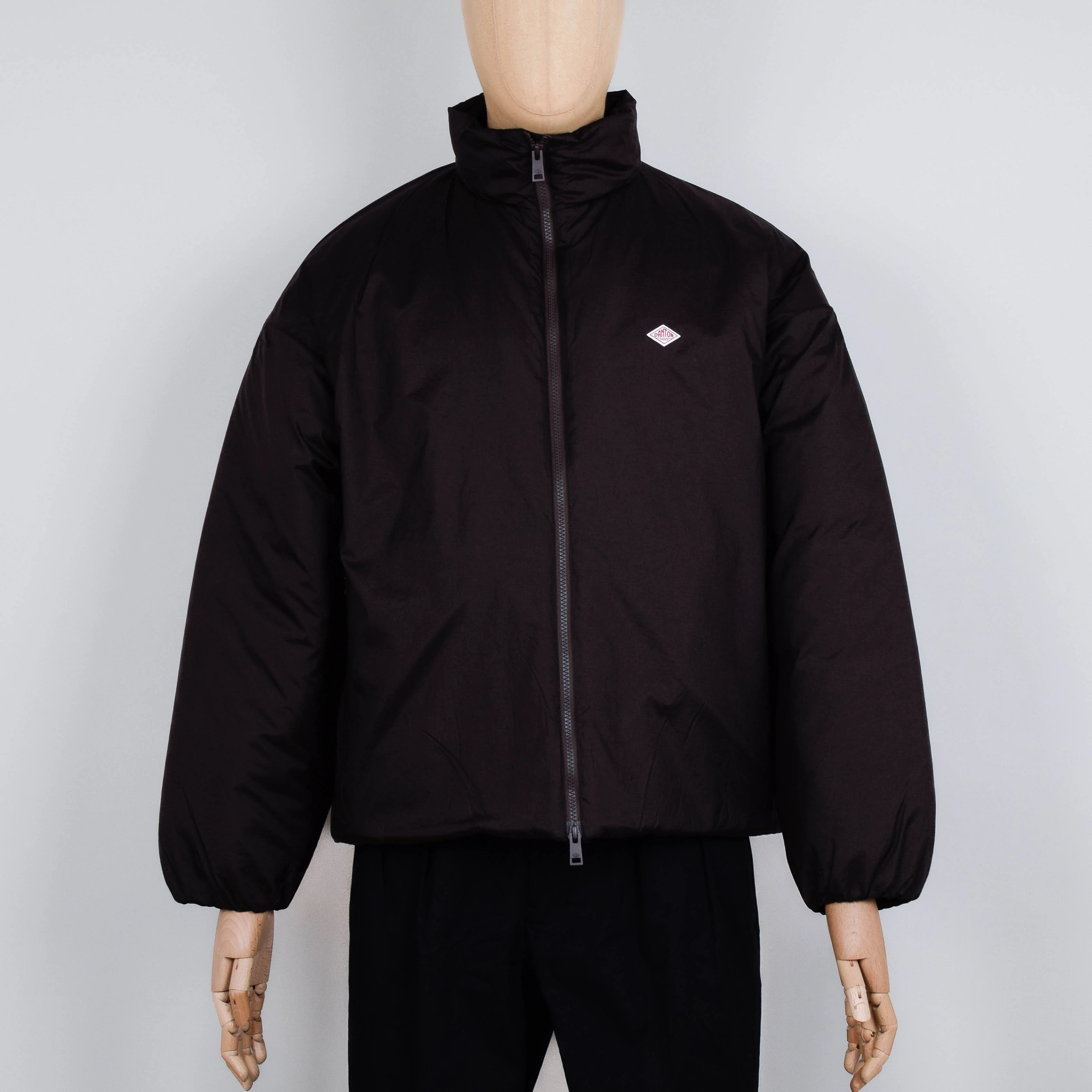 Danton Stand Collar Jacket - Brown