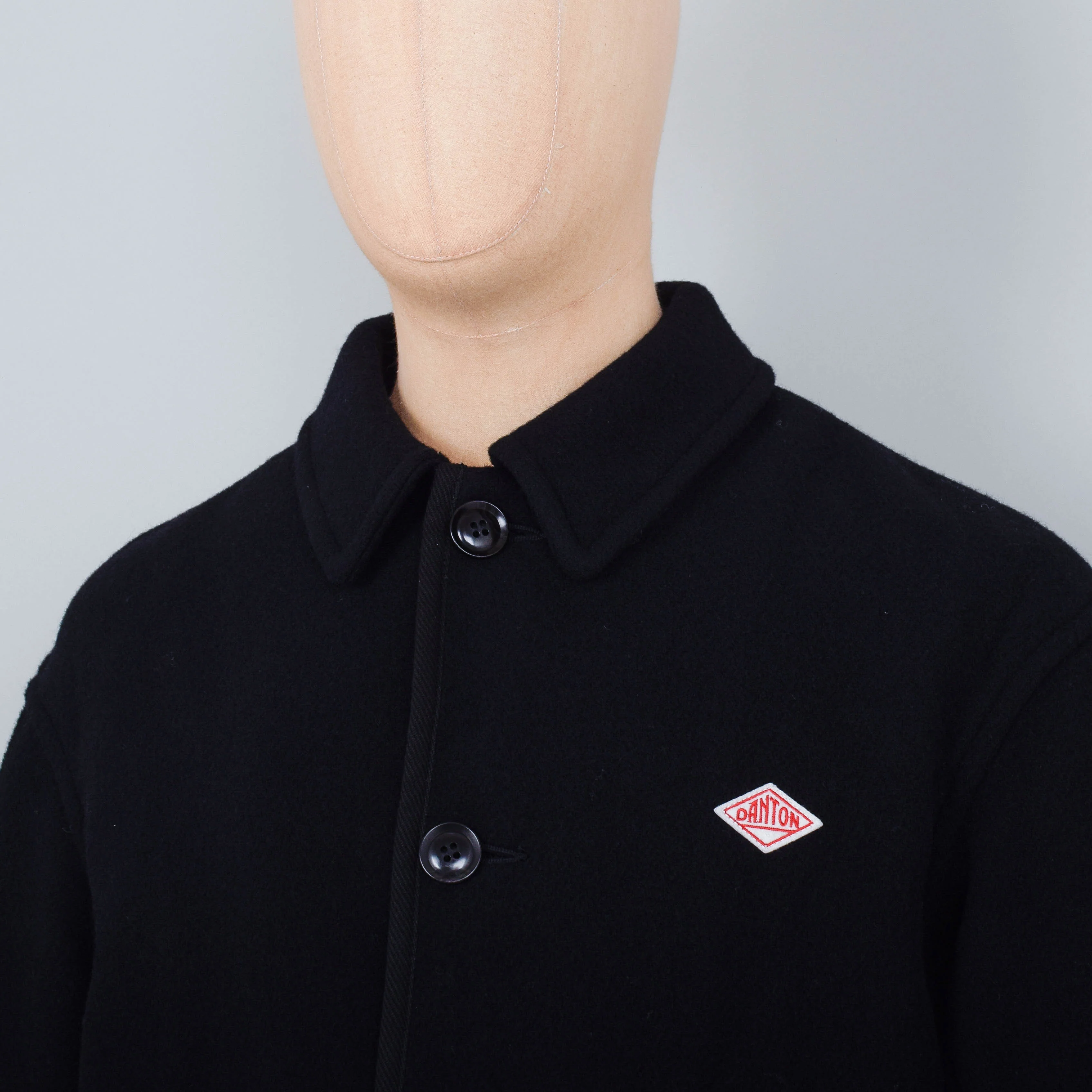 Danton Wool Coveralls Jacket A0210 - Black - Image 2