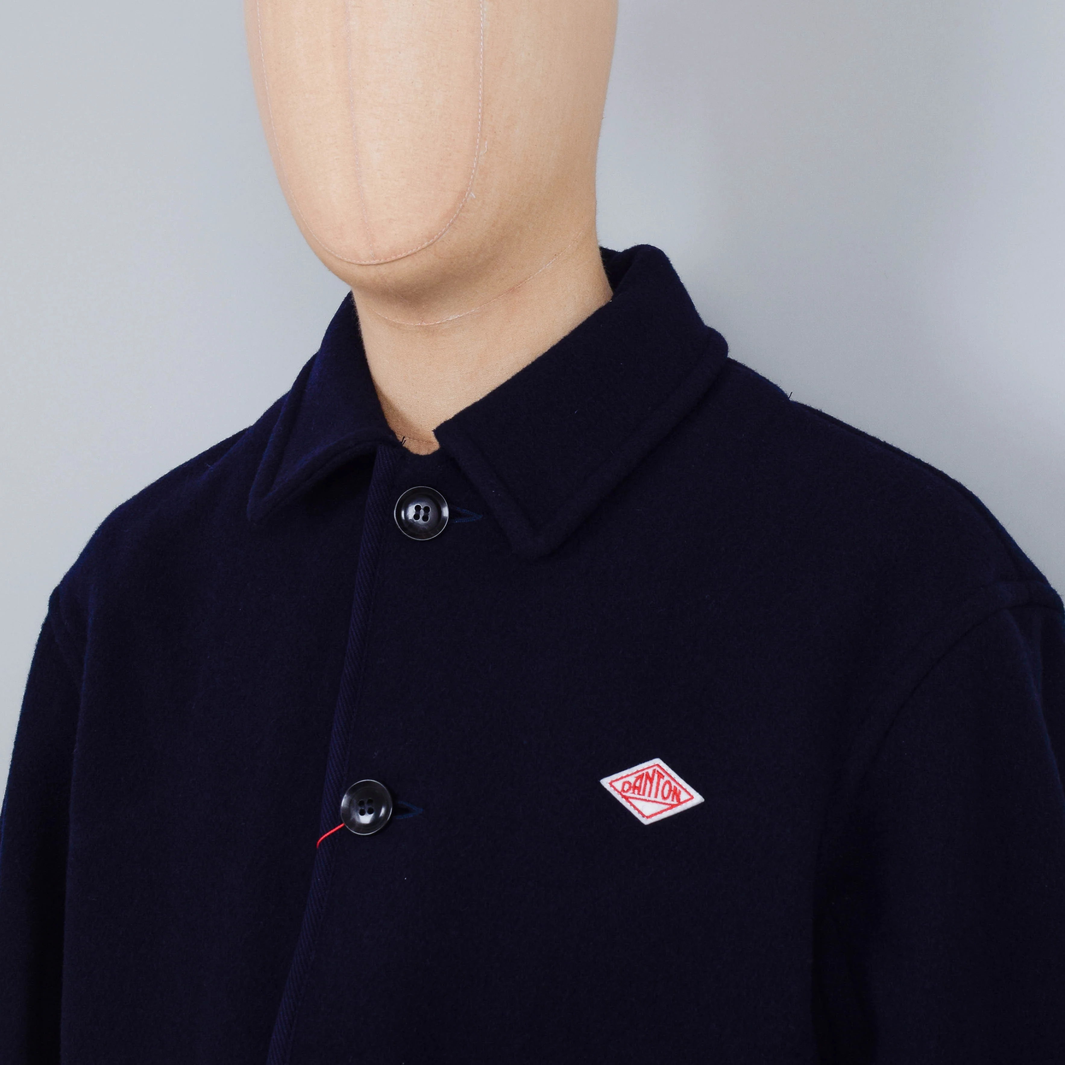 Danton Wool Coveralls Jacket - Navy - Image 2