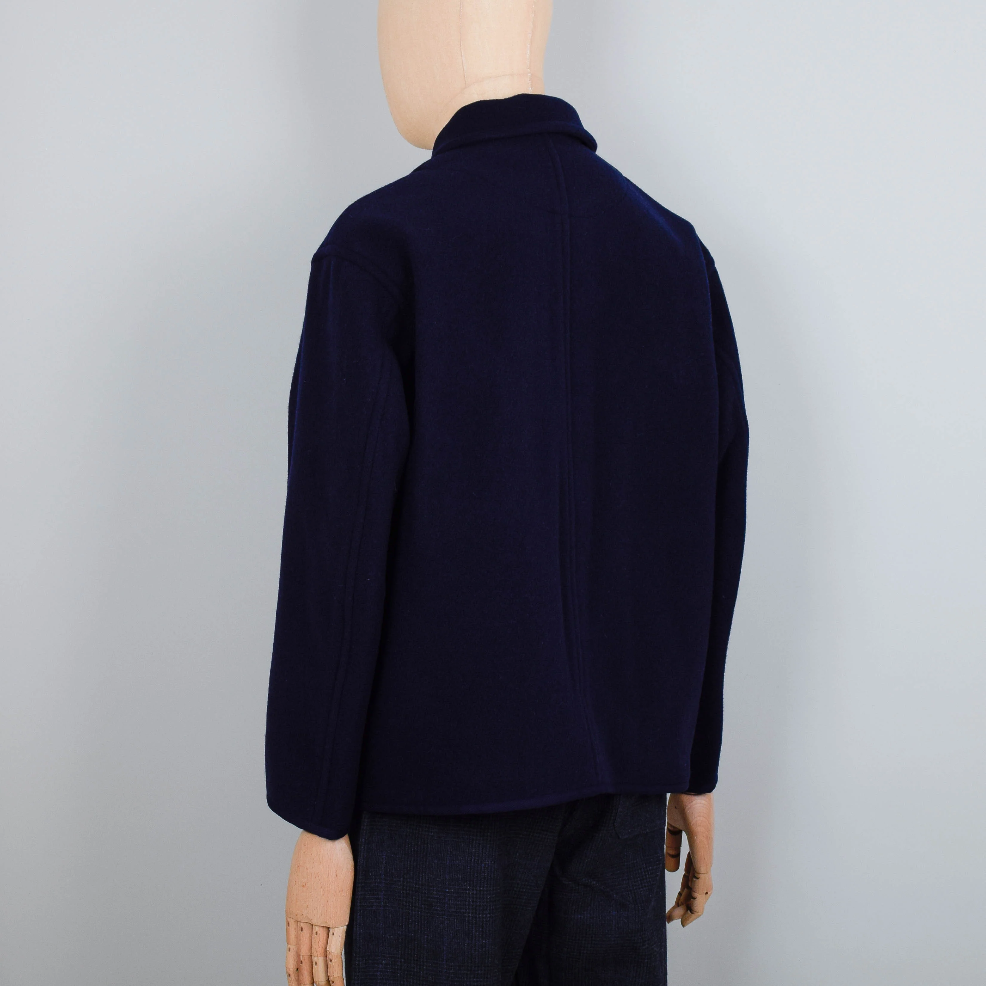 Danton Wool Coveralls Jacket - Navy - Image 3