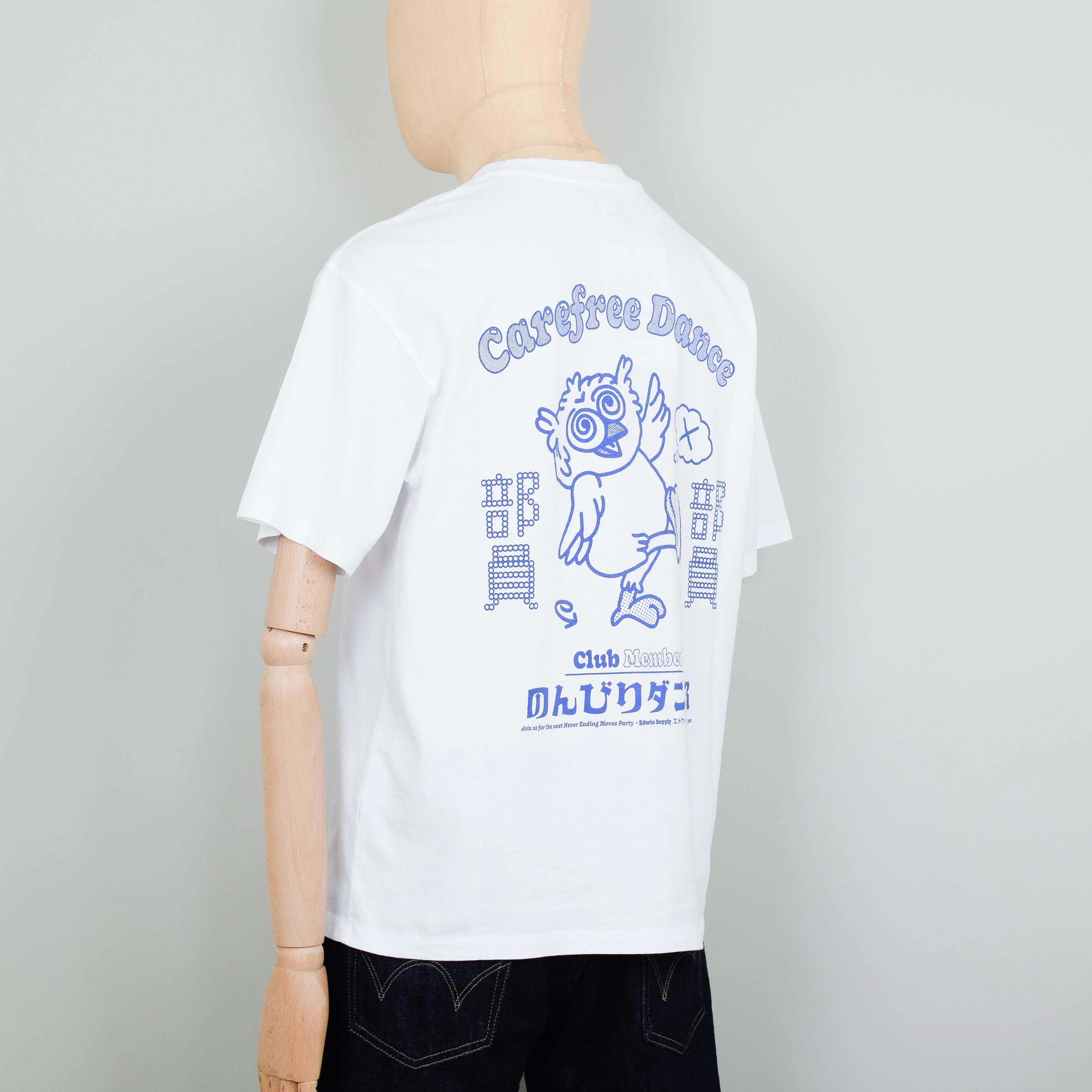 Edwin Carefree Dance Club T-Shirt - White - Image 2