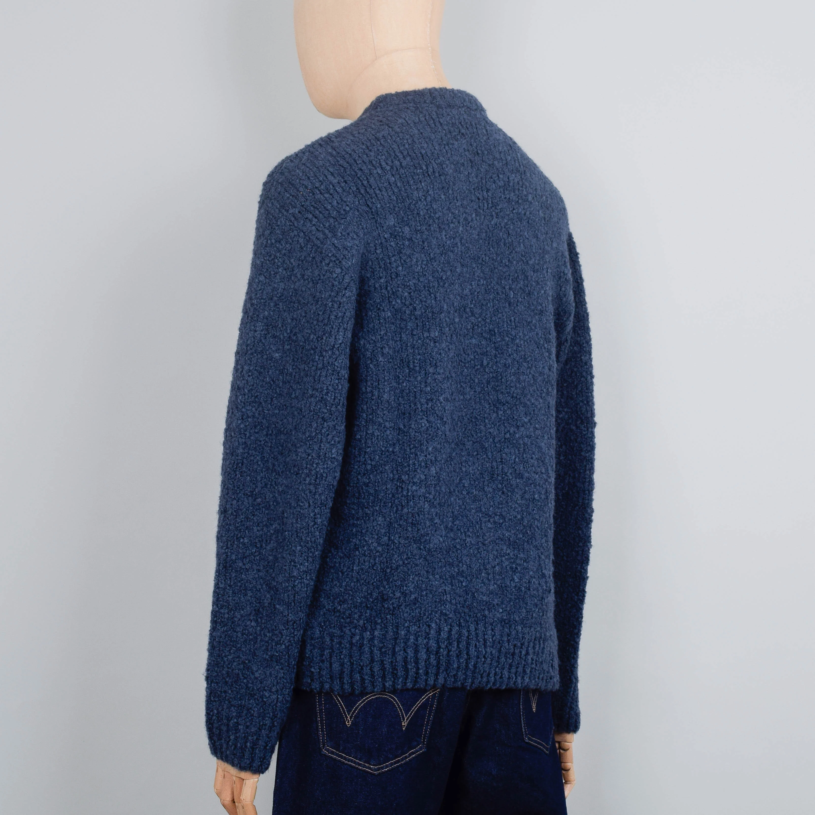 Edwin Dun Textured Sweater - Ink - Image 3