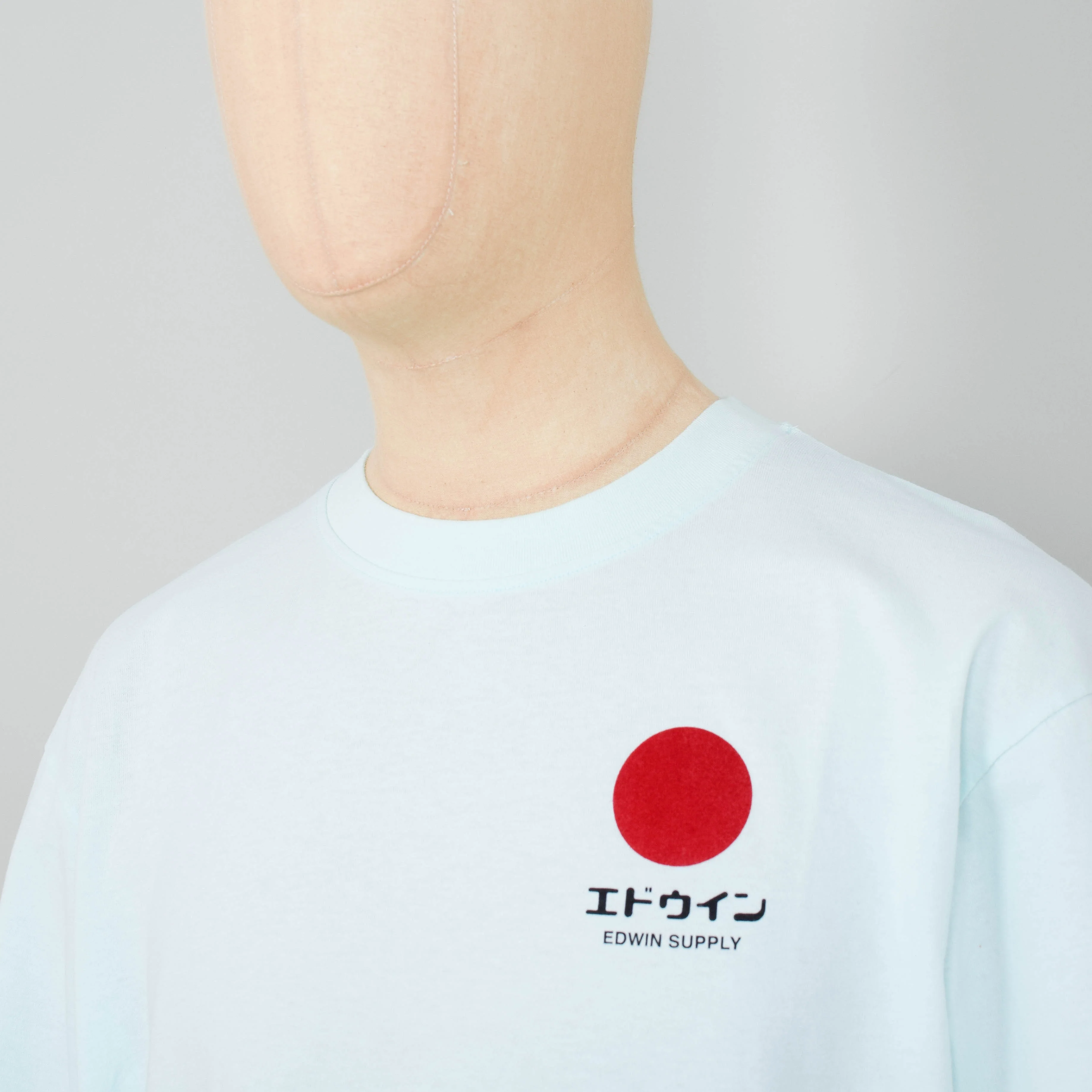 Edwin Japanese Sun Supply T-Shirt - Bleached Aqua - Image 2
