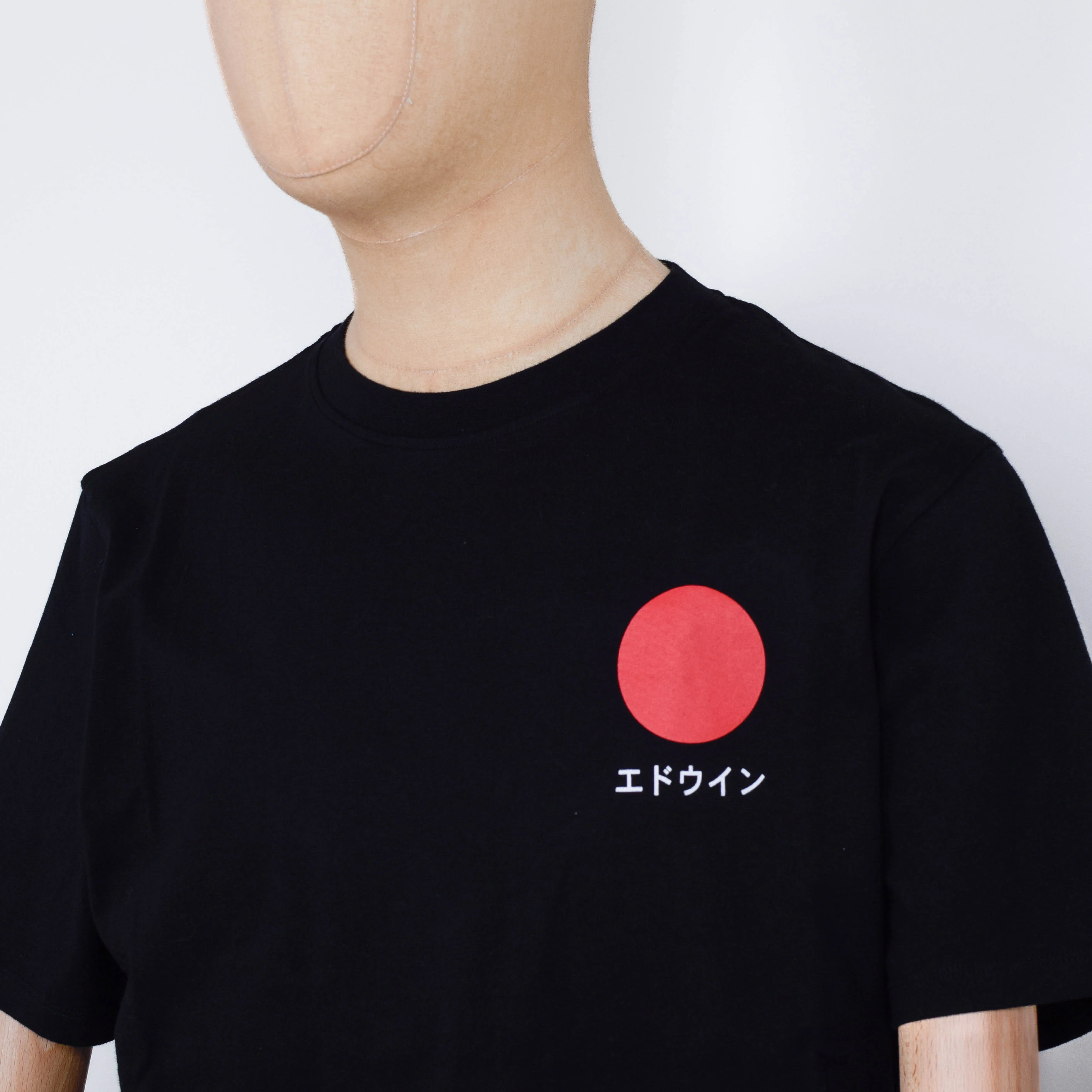 Edwin Japanese Sun T-Shirt - Black Garment Washed - Image 2