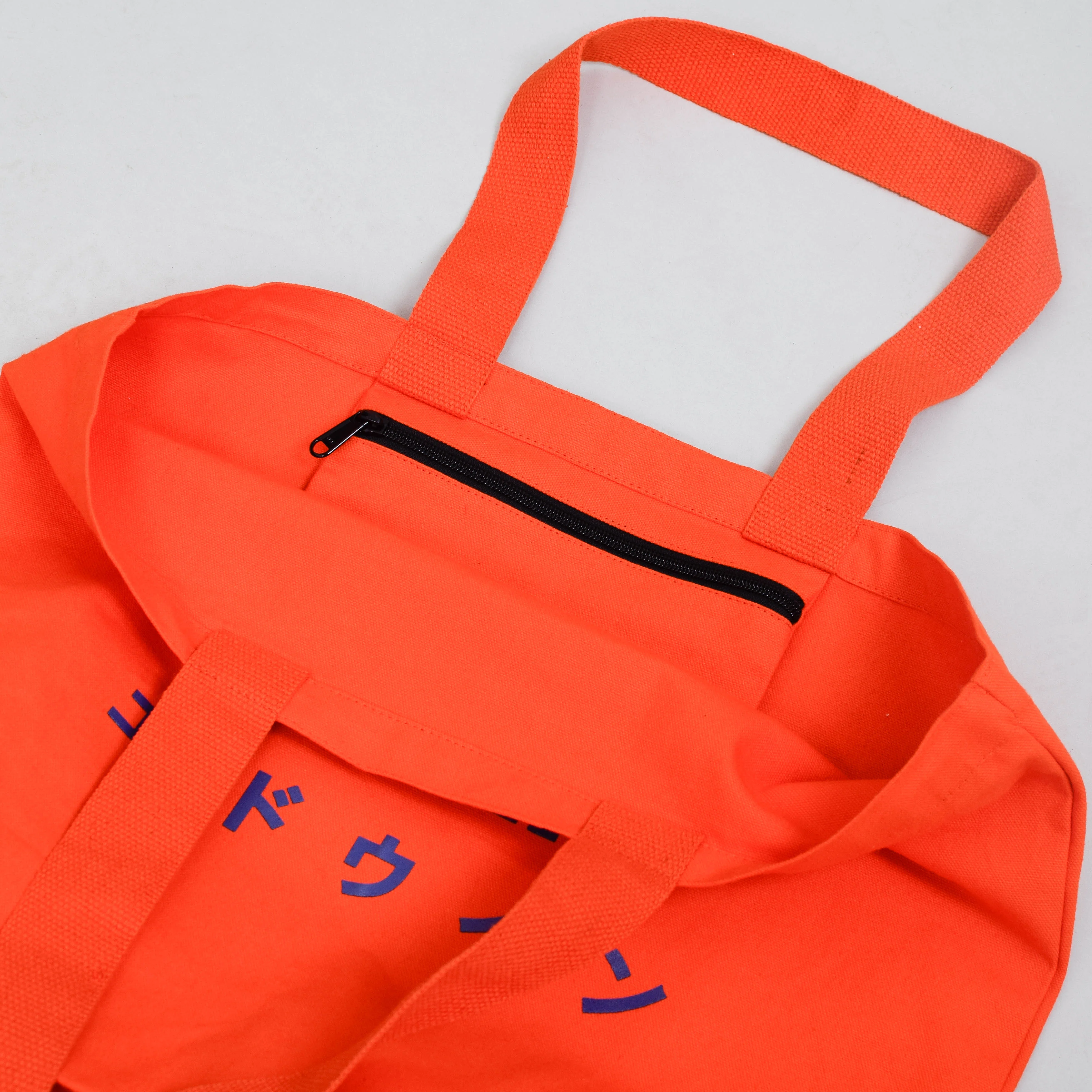 Edwin Katakana Retro Tote Bag Shopper - Red - Image 3
