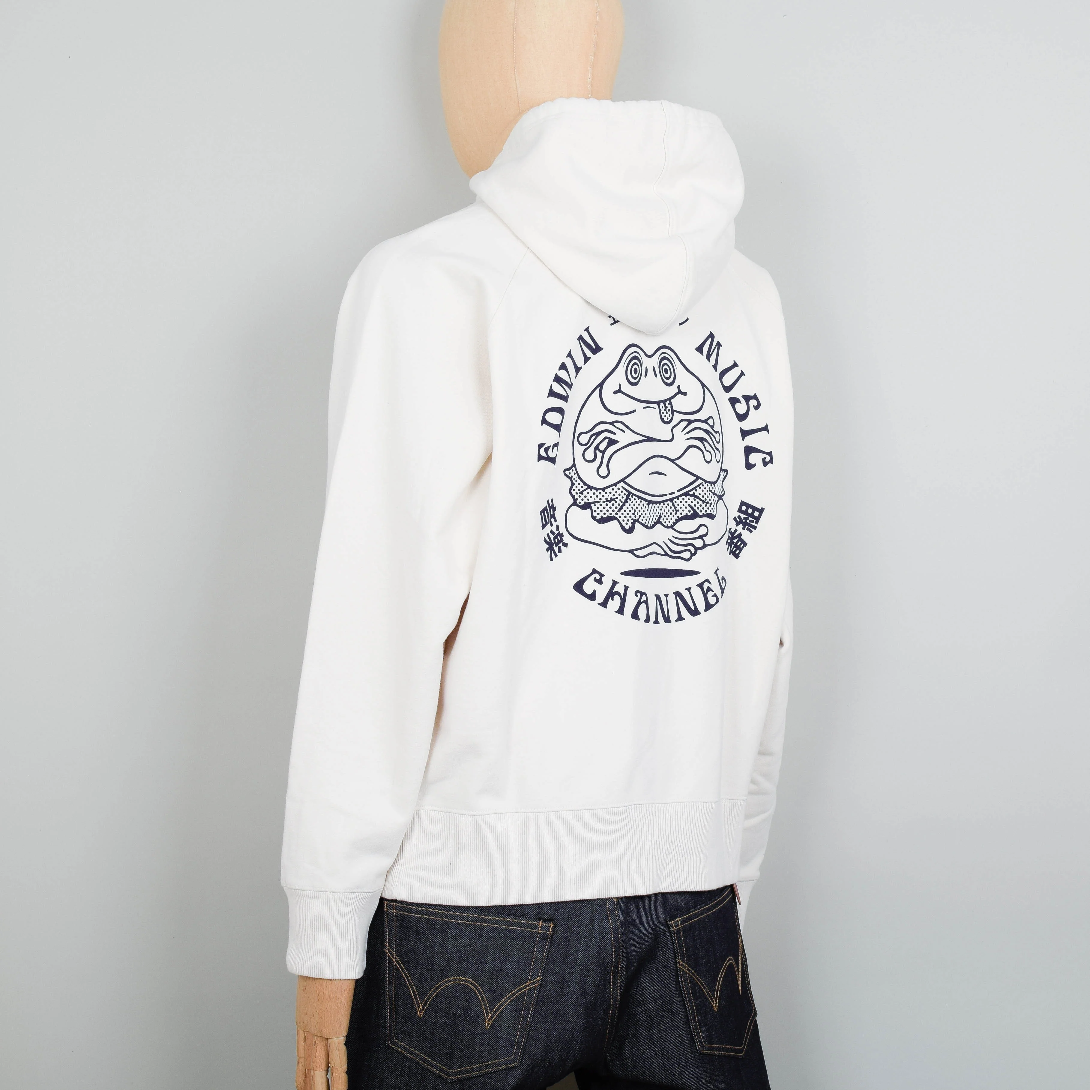 Edwin Music Channel Hoodie Sweat - Whisper - Image 3