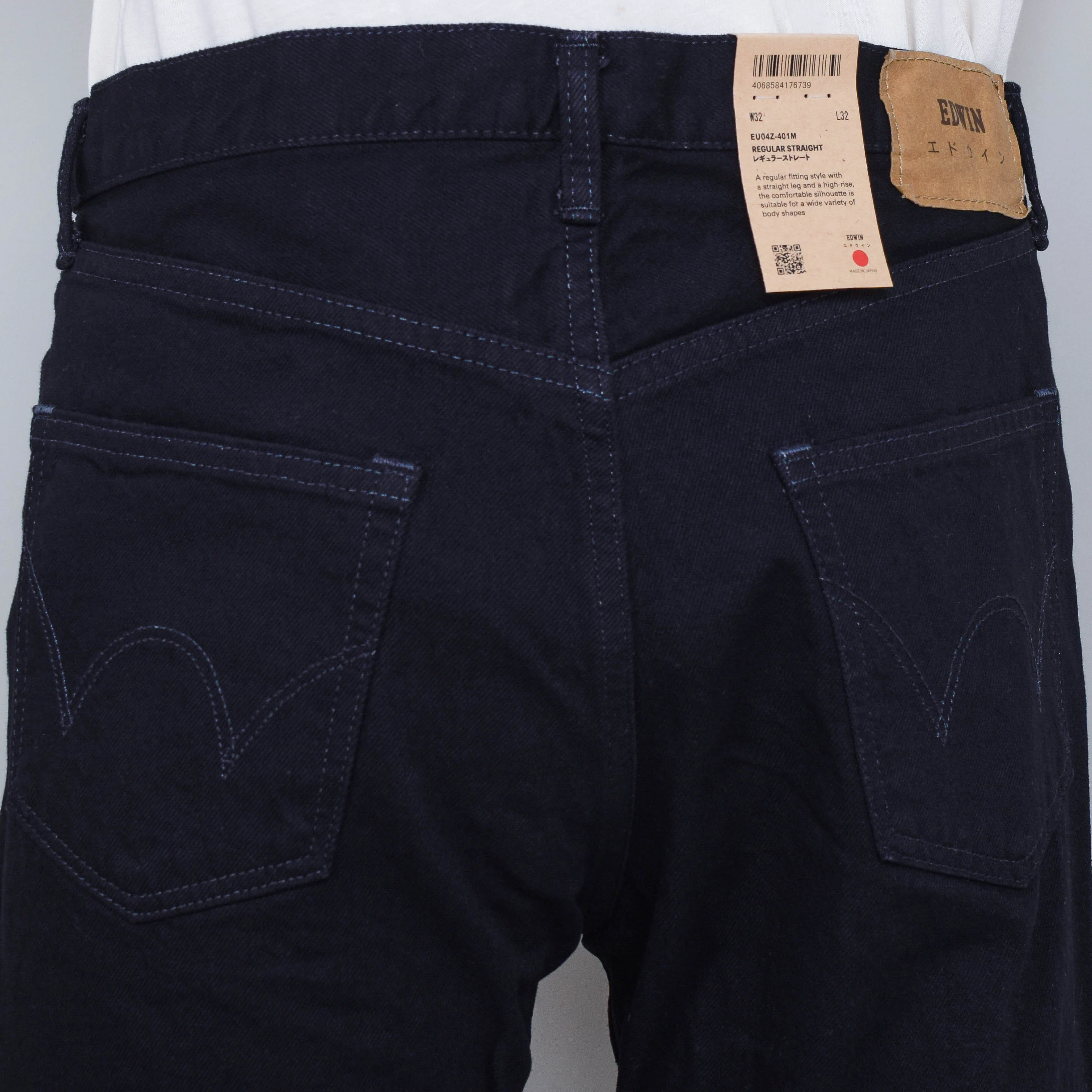 Edwin Regular Straight - Black Unwashed (8999) - Image 3