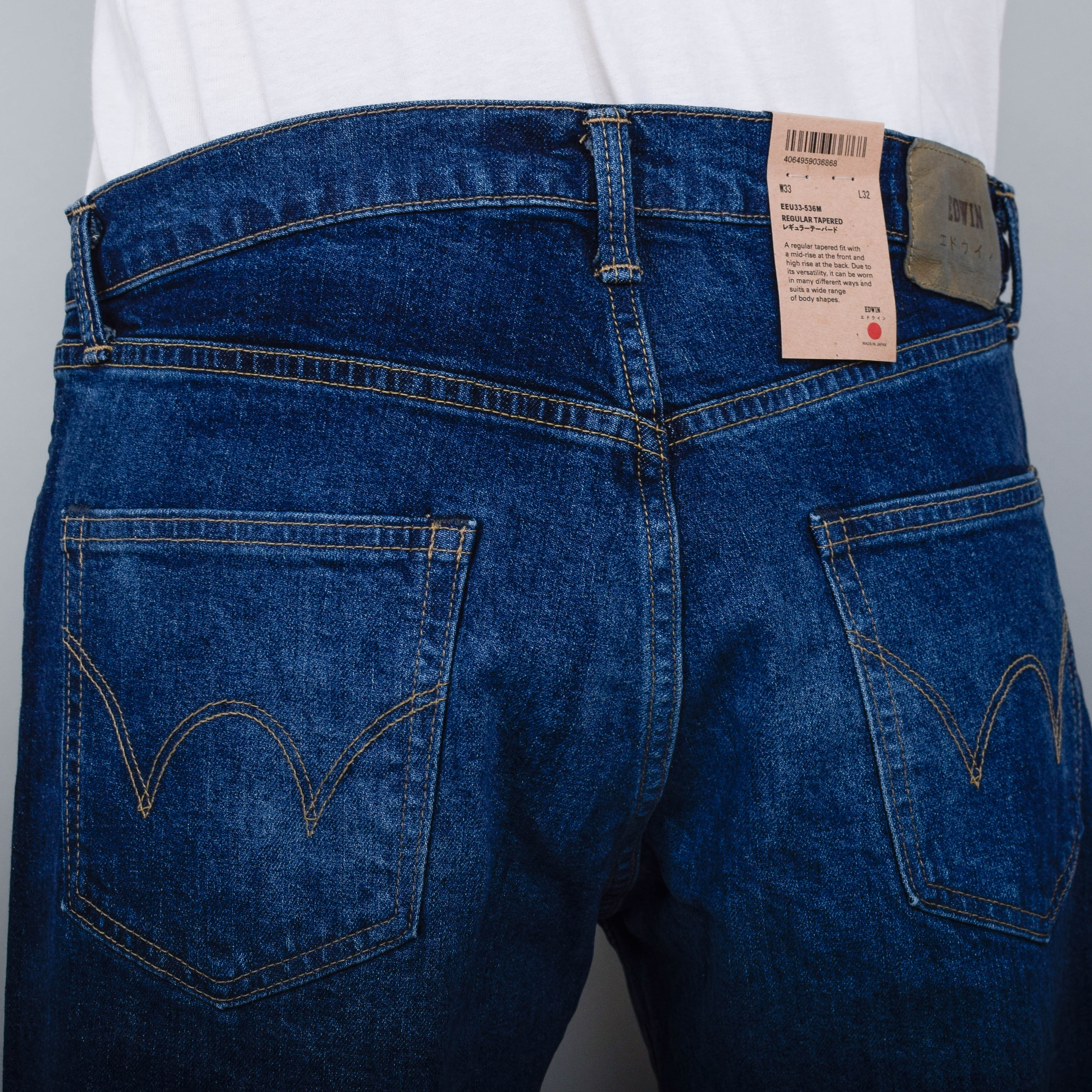 Edwin Regular Tapered - Blue Mid Dark Used 1 - Image 3