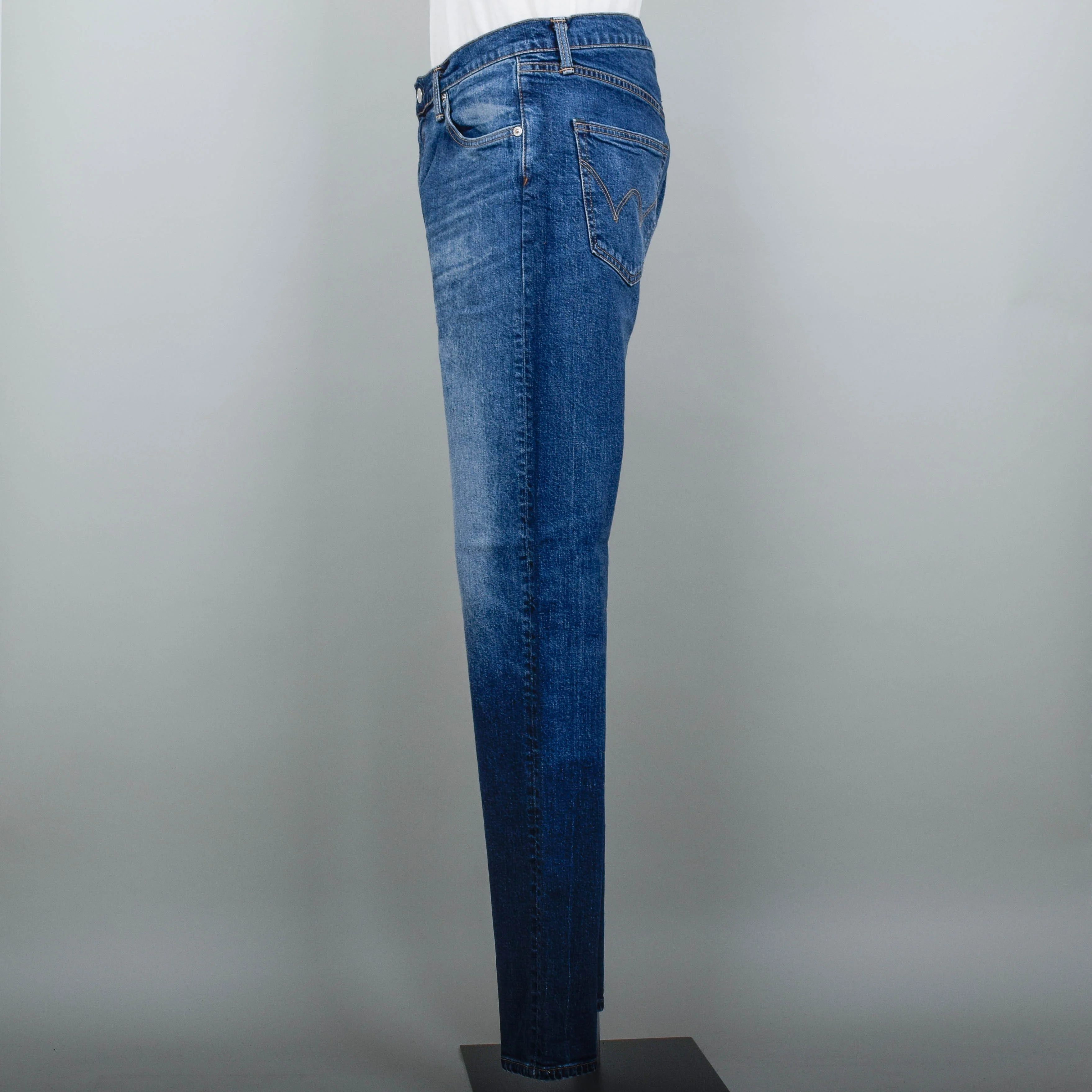 Edwin Regular Tapered - Blue Mid Dark Used 2 - Image 2