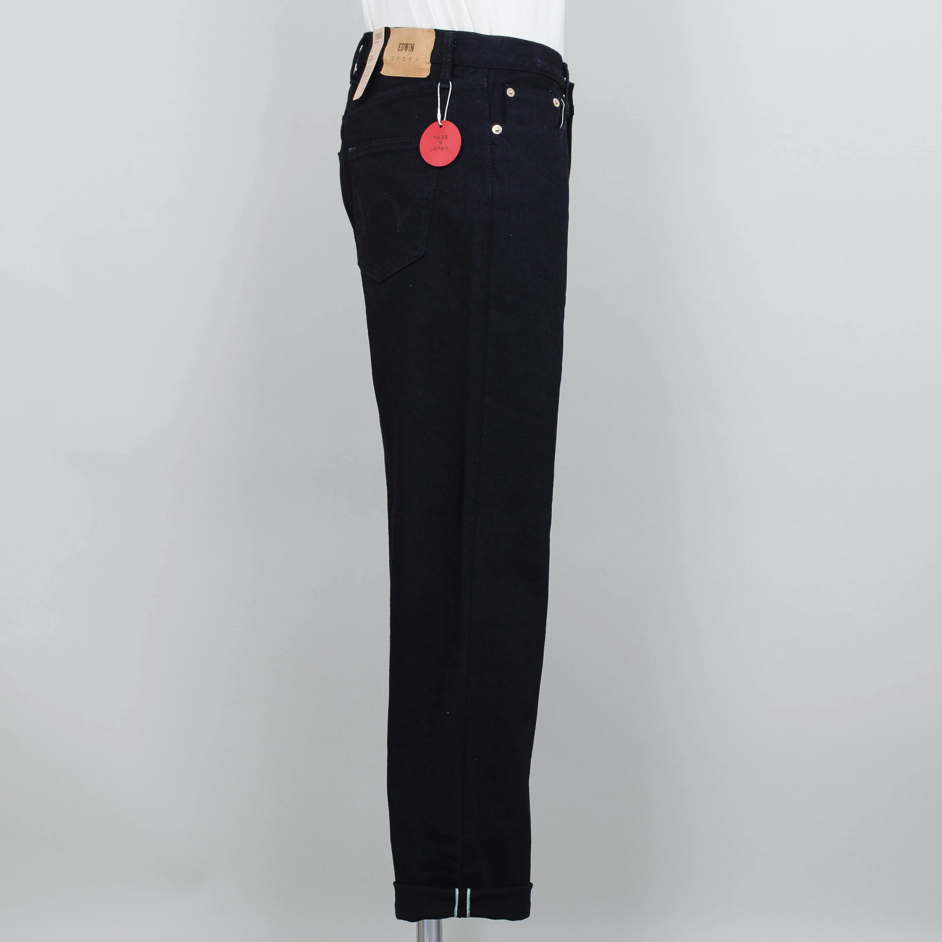 Edwin Regular Tapered - Black Rinsed (Selvage) - Image 2