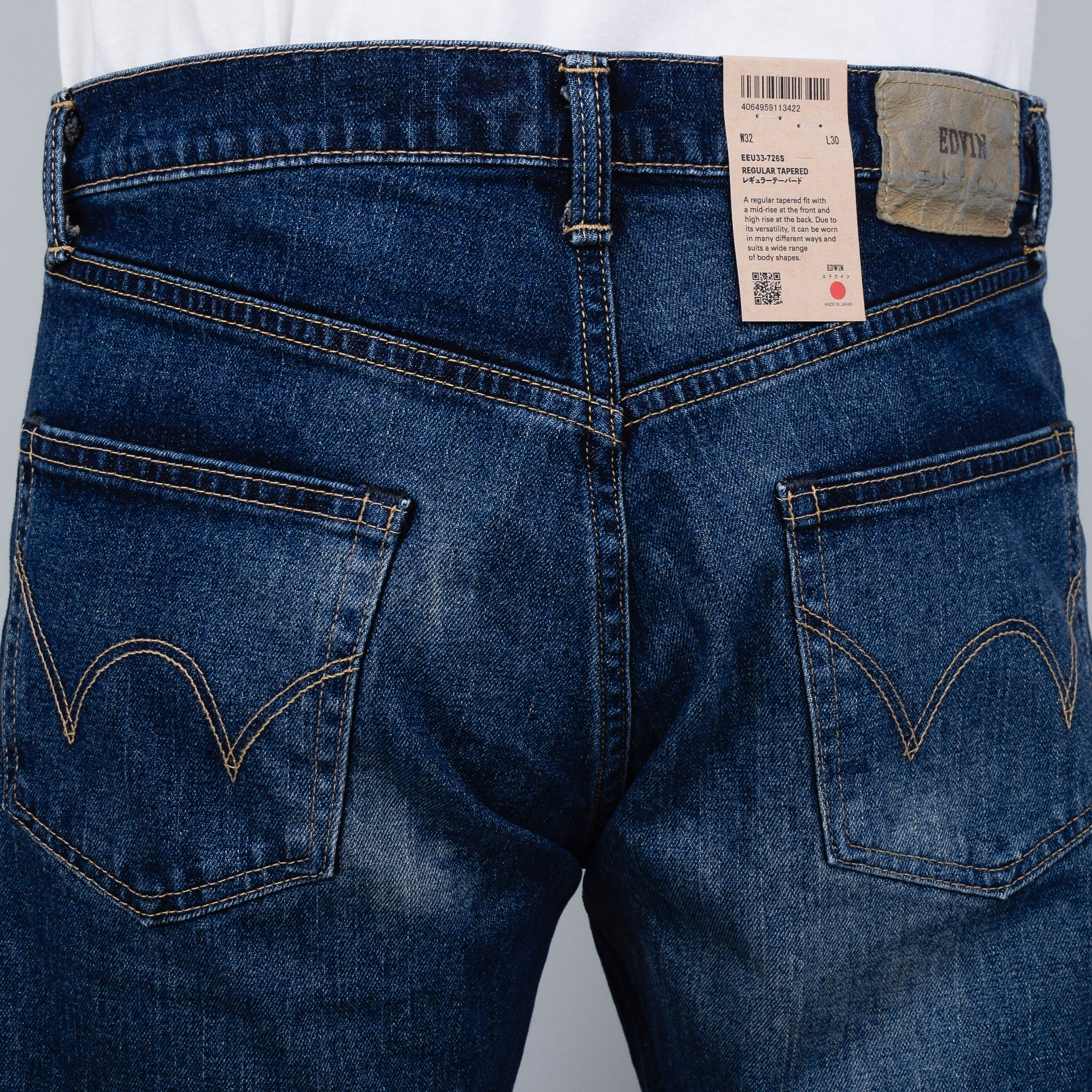 Edwin Regular Tapered - Blue Mid Dark Used - Image 3