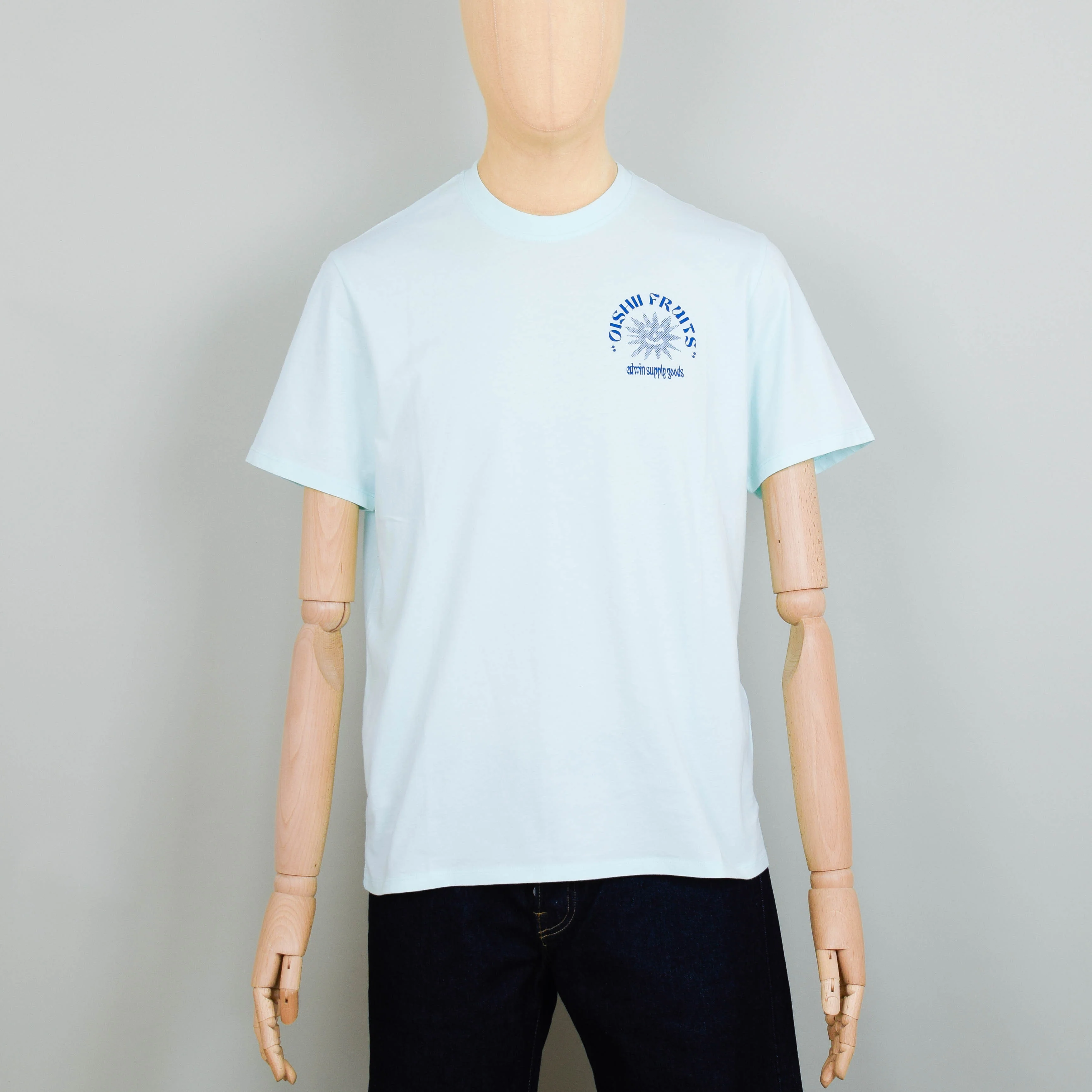Edwin Ringo Oishii T-Shirt - Bleached Aqua