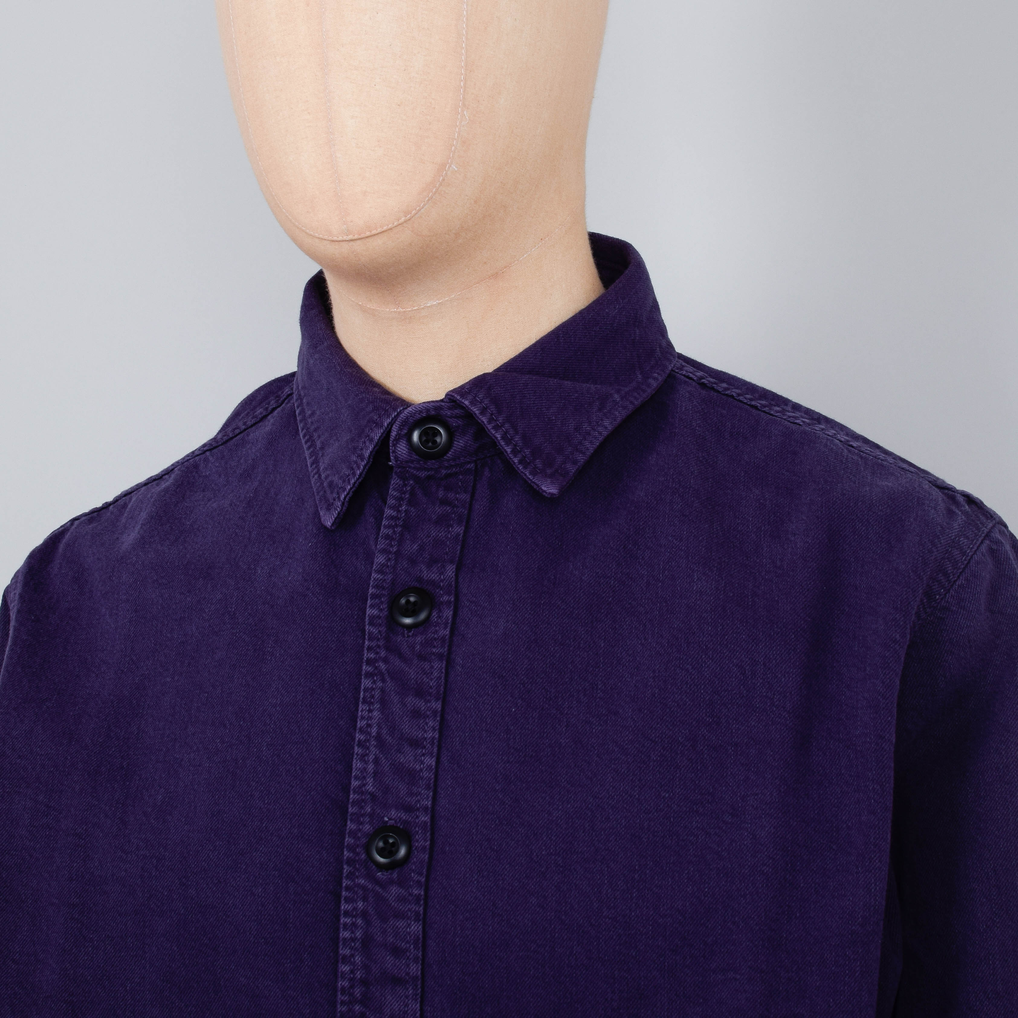 Edwin Sebastian Shirt Spike Denim - Purple Pulmeria - Image 2