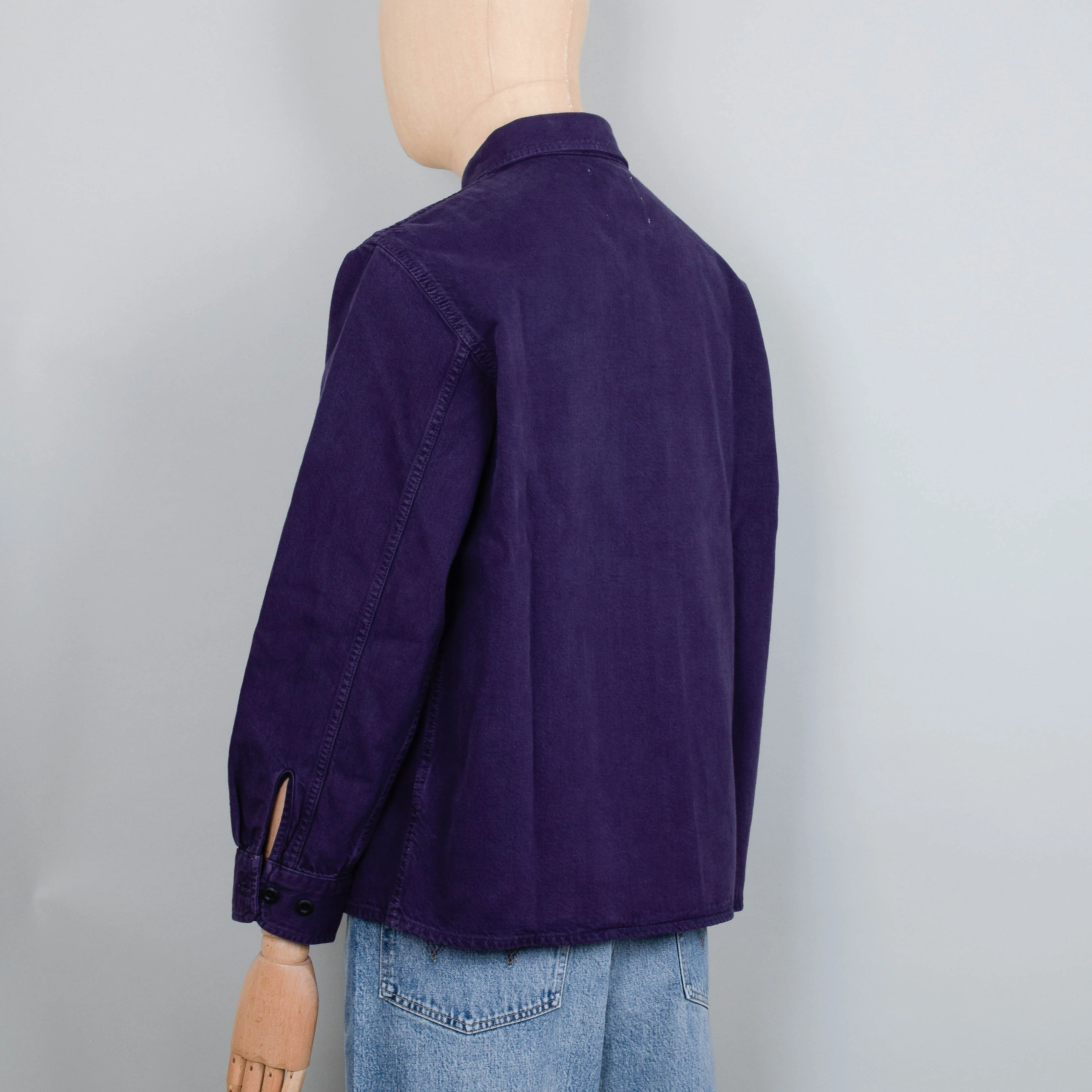 Edwin Sebastian Shirt Spike Denim - Purple Pulmeria - Image 3