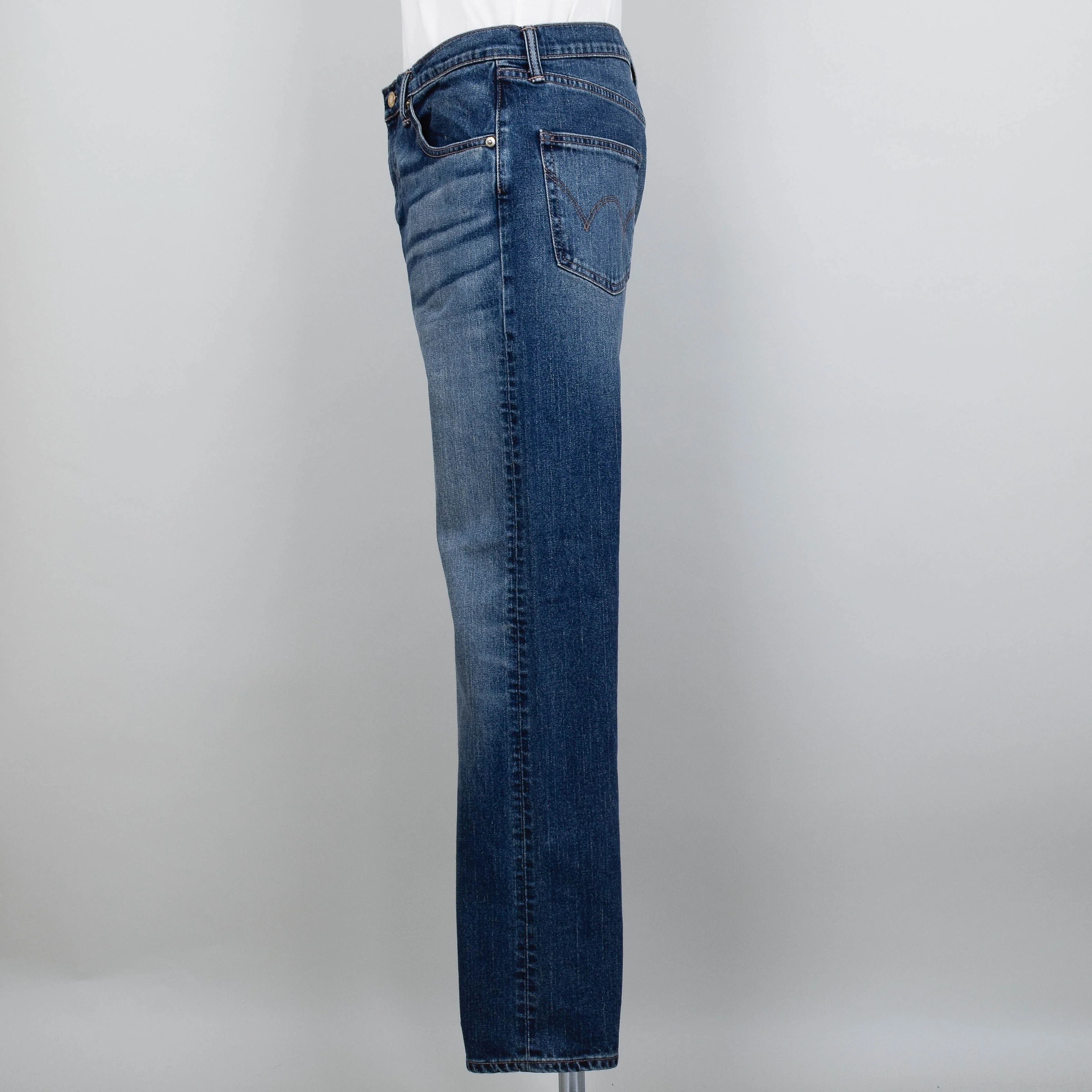 Edwin Slim Tapered - Blue Mid Dark Used - Image 2