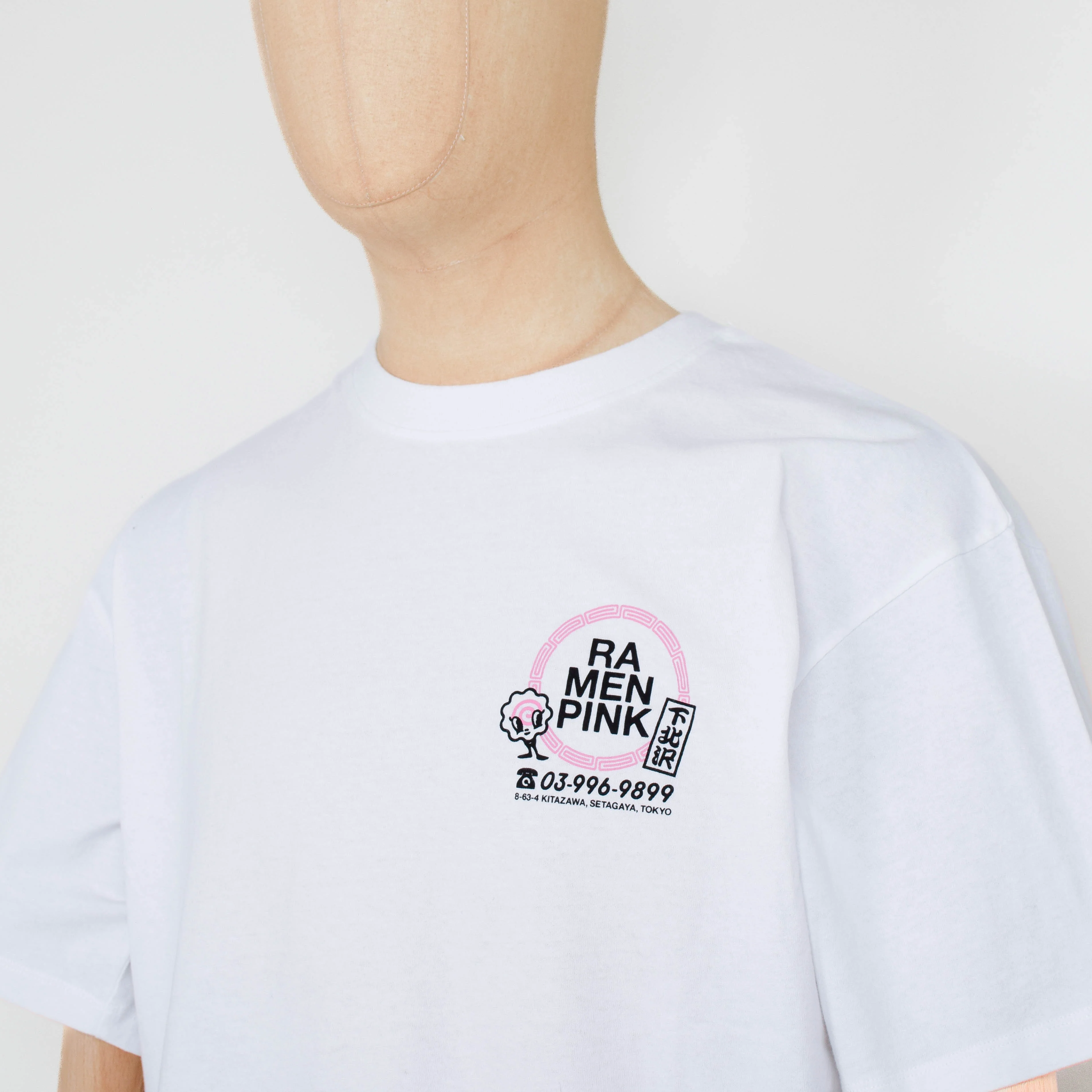 Edwin Ramen Pink T-Shirt - White - Image 3
