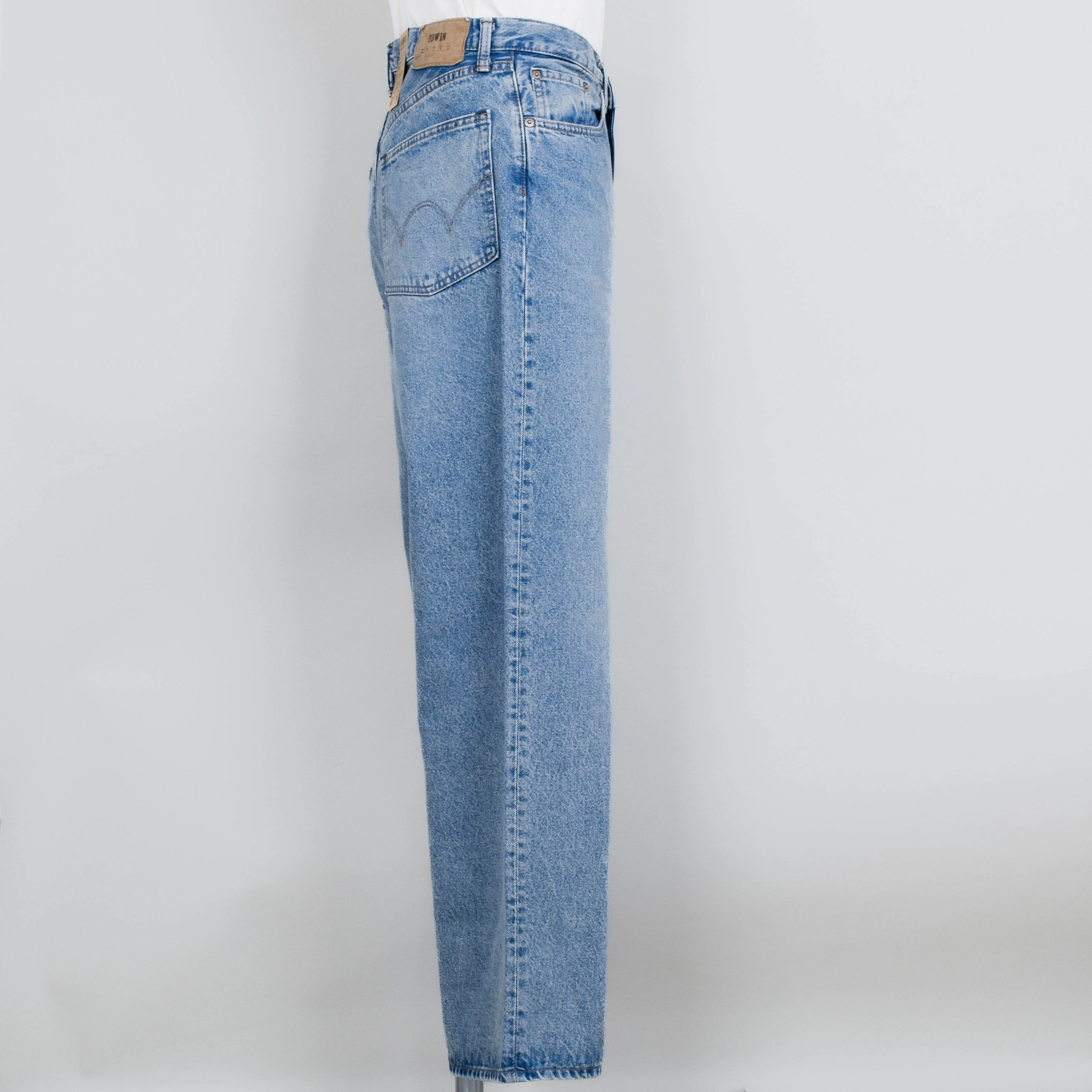 Edwin Wide Pant - Blue Mid Light Used (017Q) - Image 2