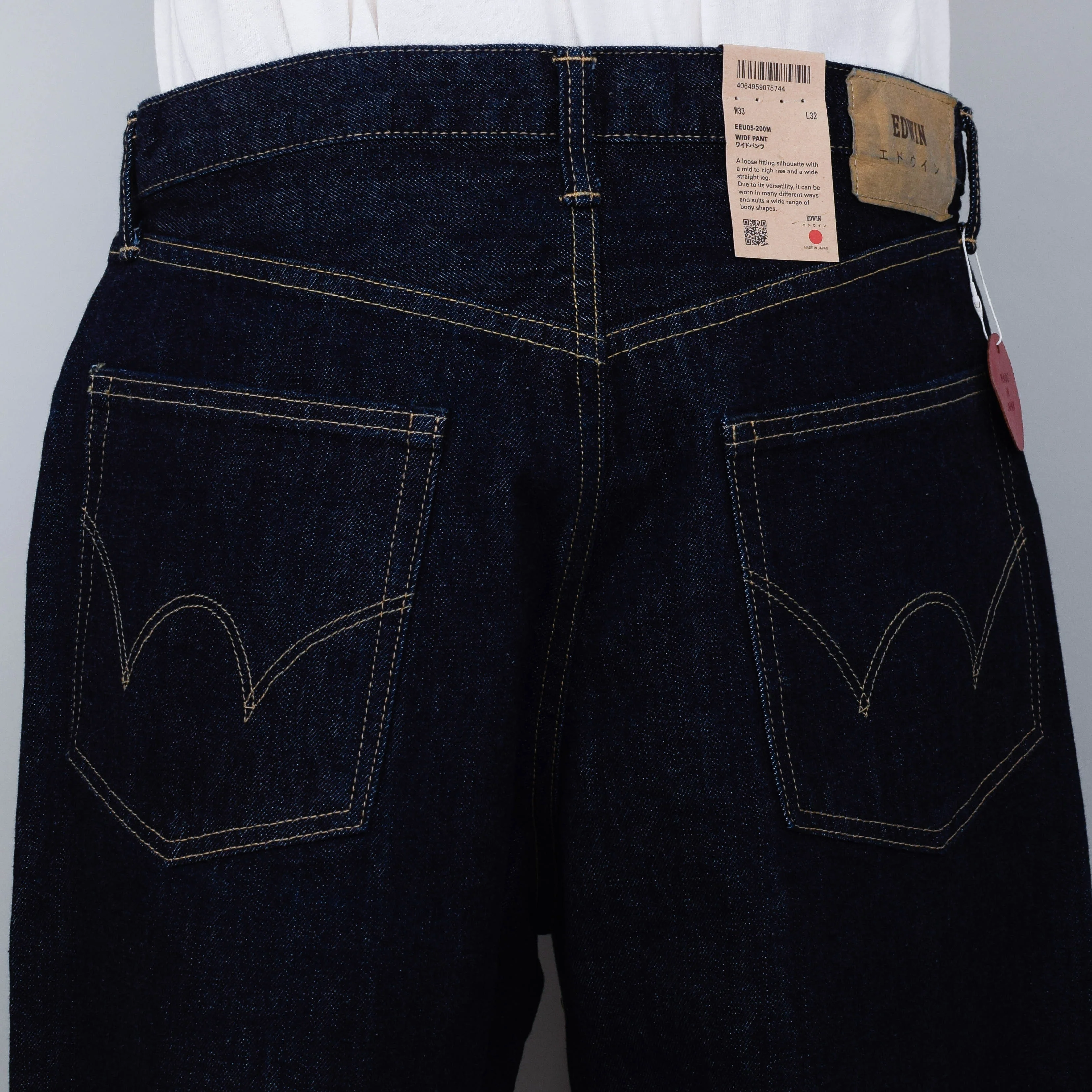 Edwin Wide Pant Kurabo - Red Selvage, Recycled Denim - Image 3