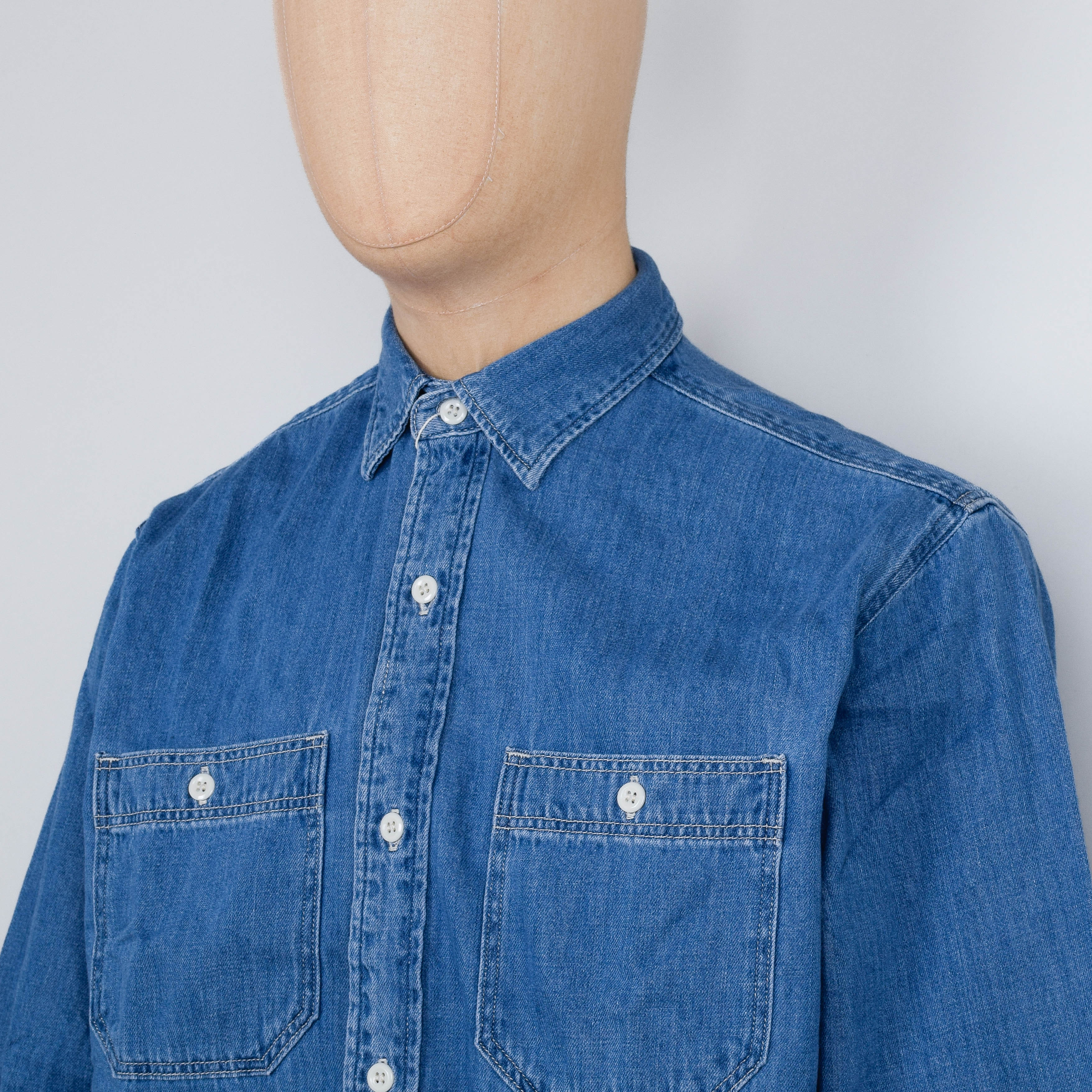 Edwin Work Shirt - Blue Light Used - Image 2