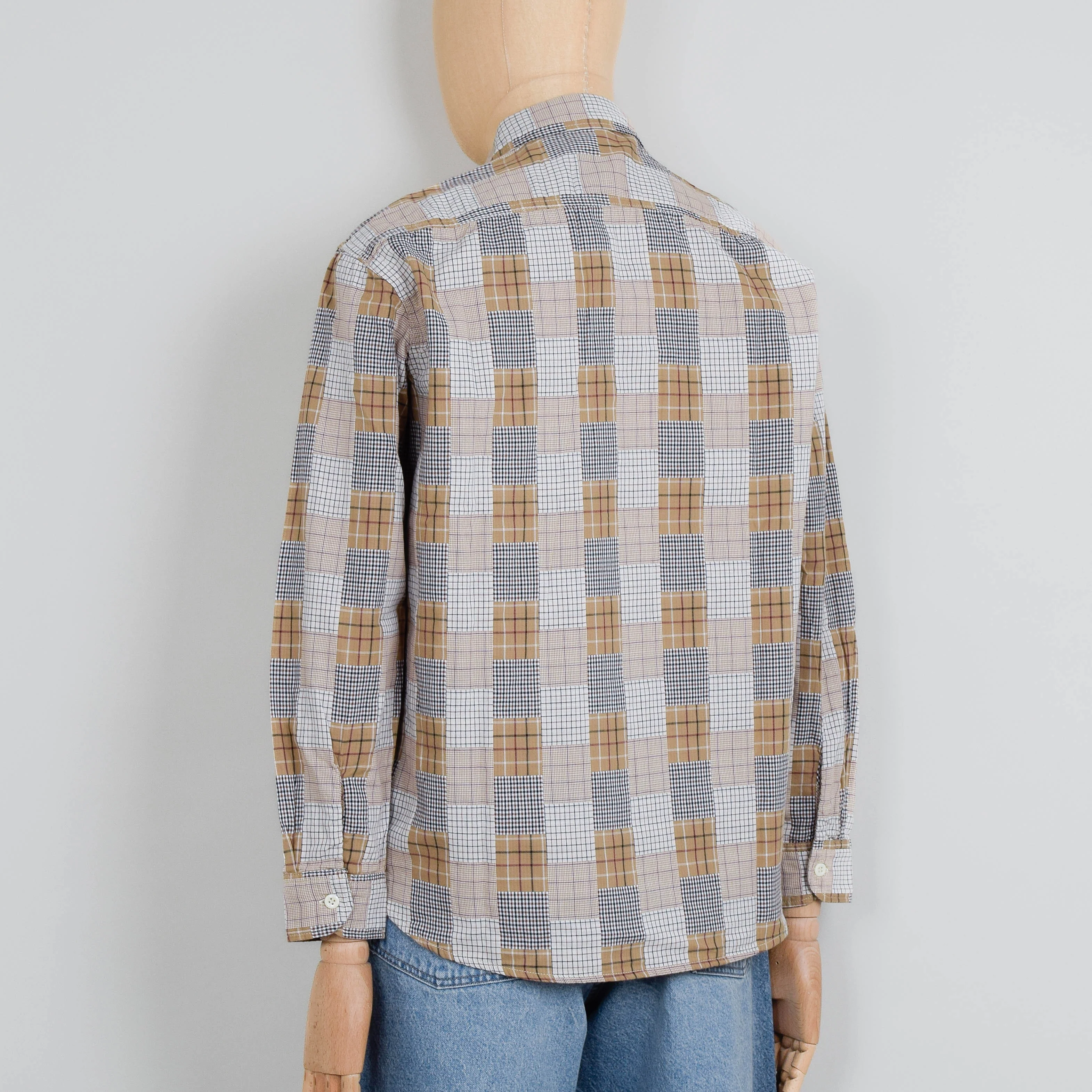 Edwin Work Shirt LS - Beige/Brown - Image 3