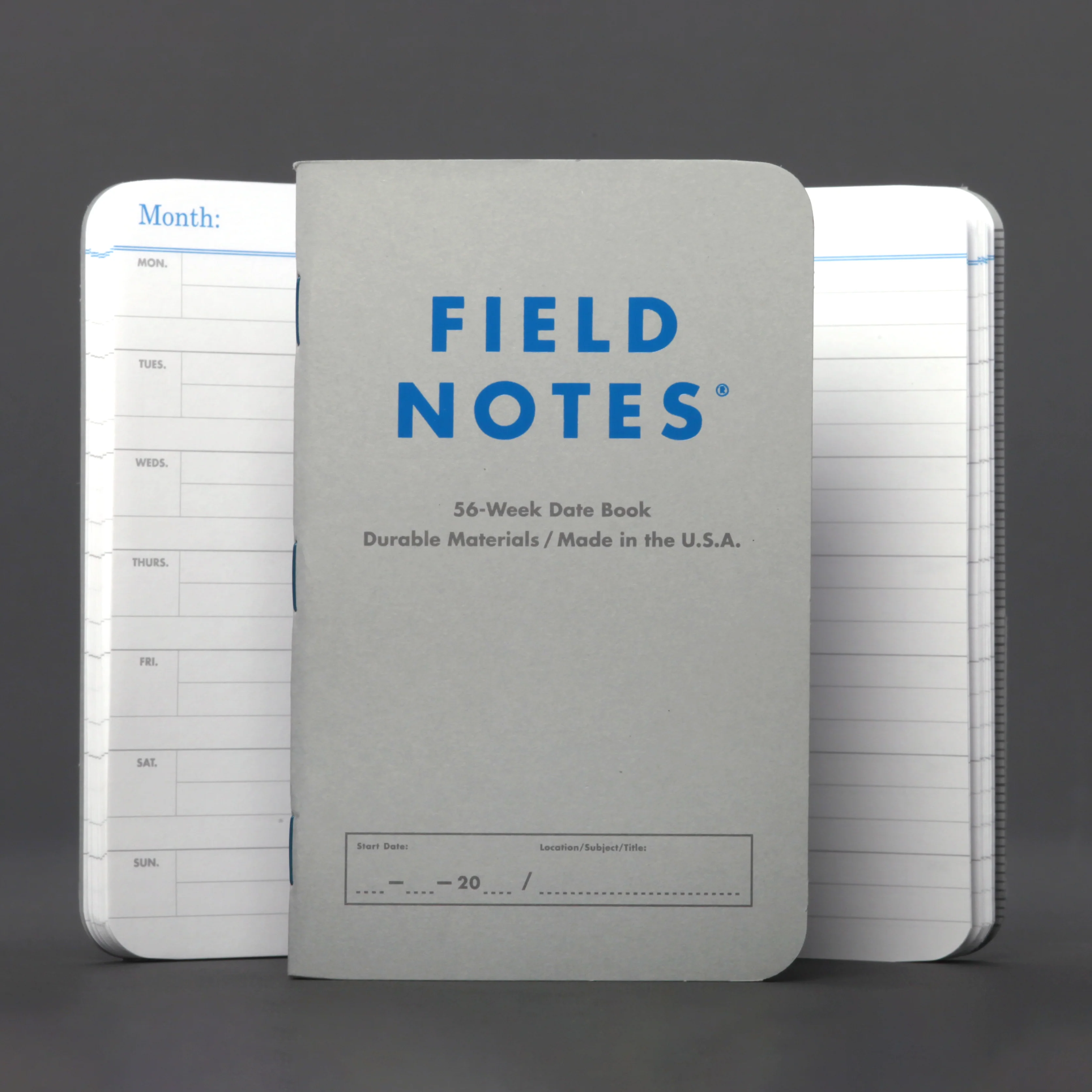 Field Notes Index: 56 Page Ledger and Date books - Blue/Green - Image 3
