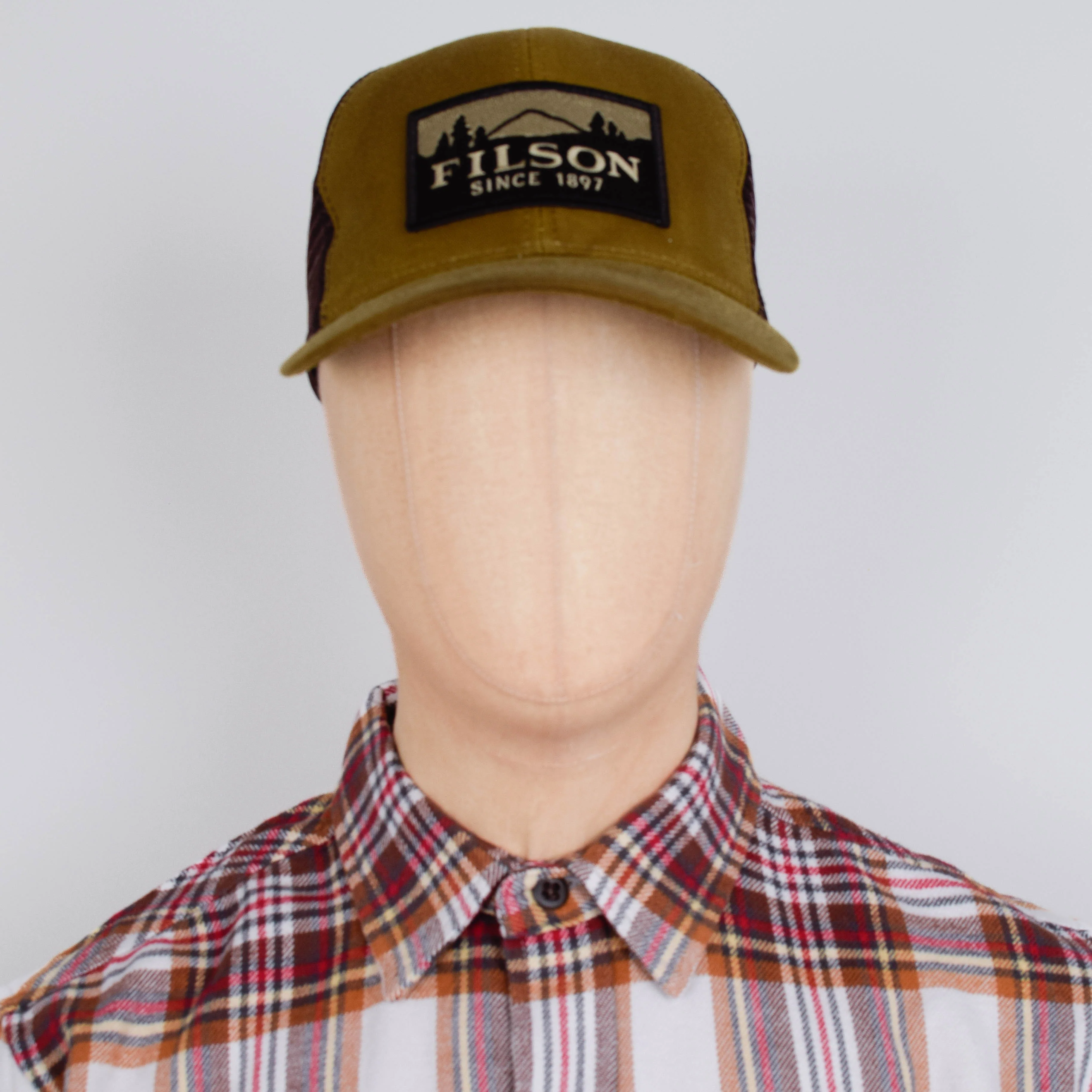 Filson Logger Mesh Cap - Dark Tan - Image 2