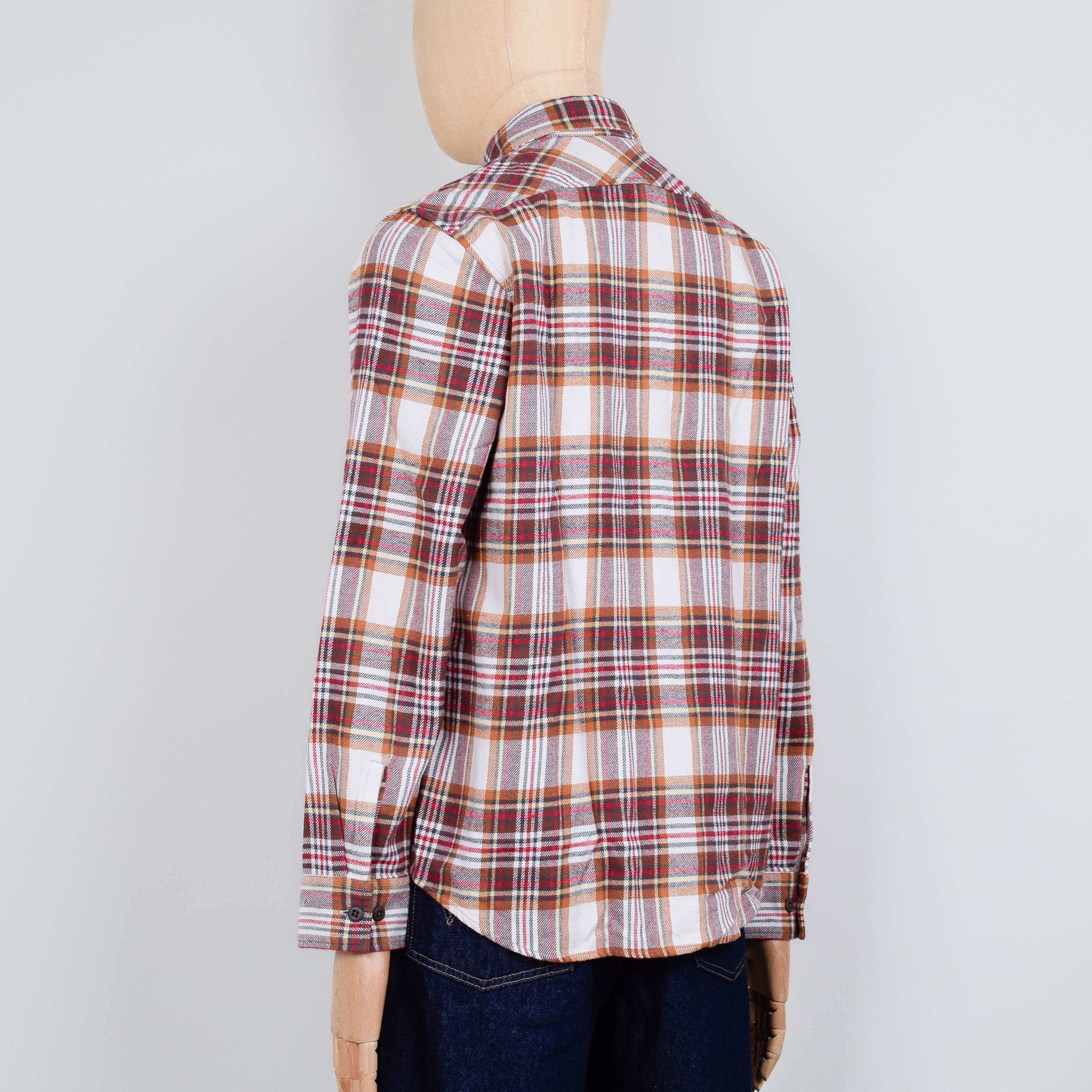Filson The Rangeland Flannel Shirt - Red / Brown - Image 3