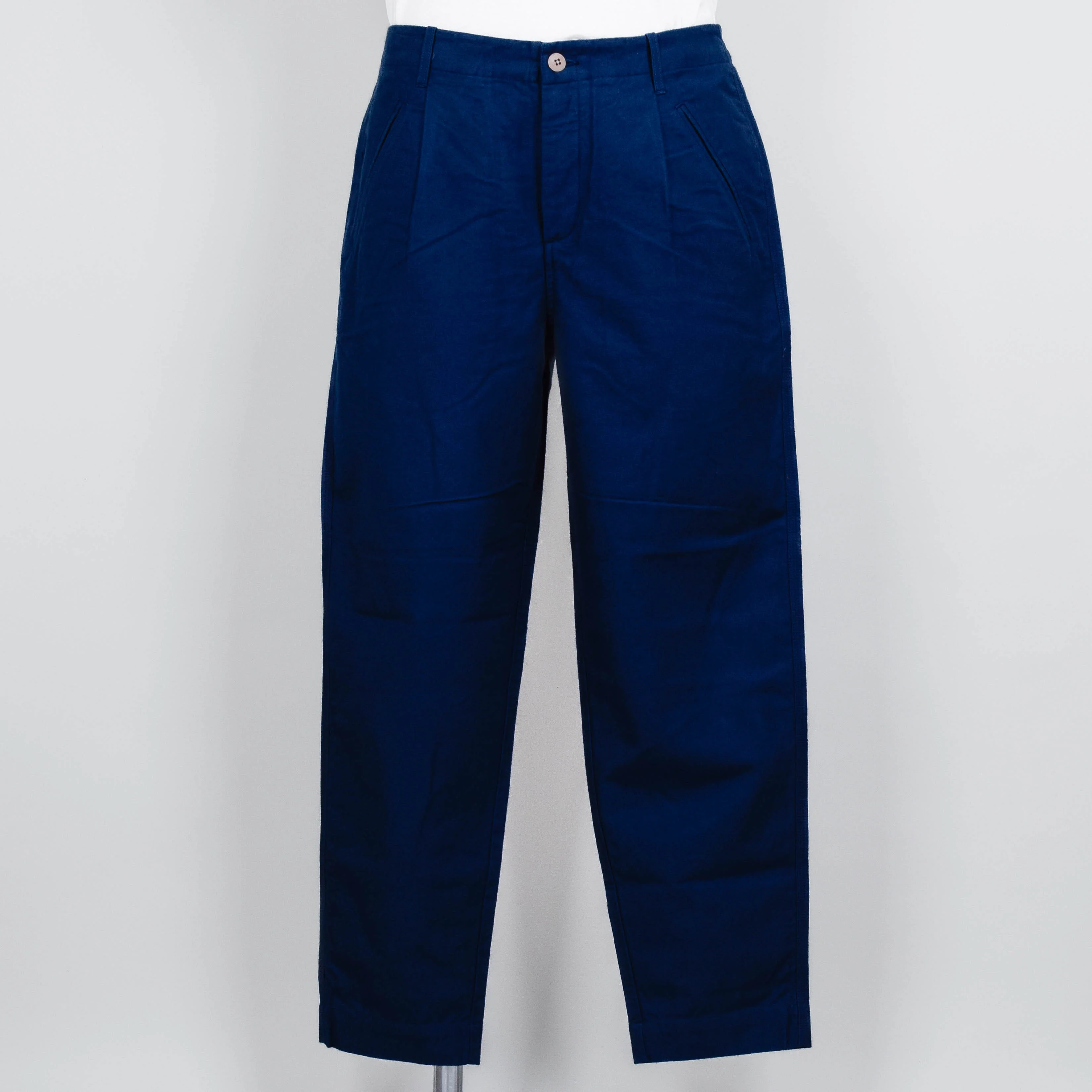 Folk Assembly Pant - Ink Blue Moleskin