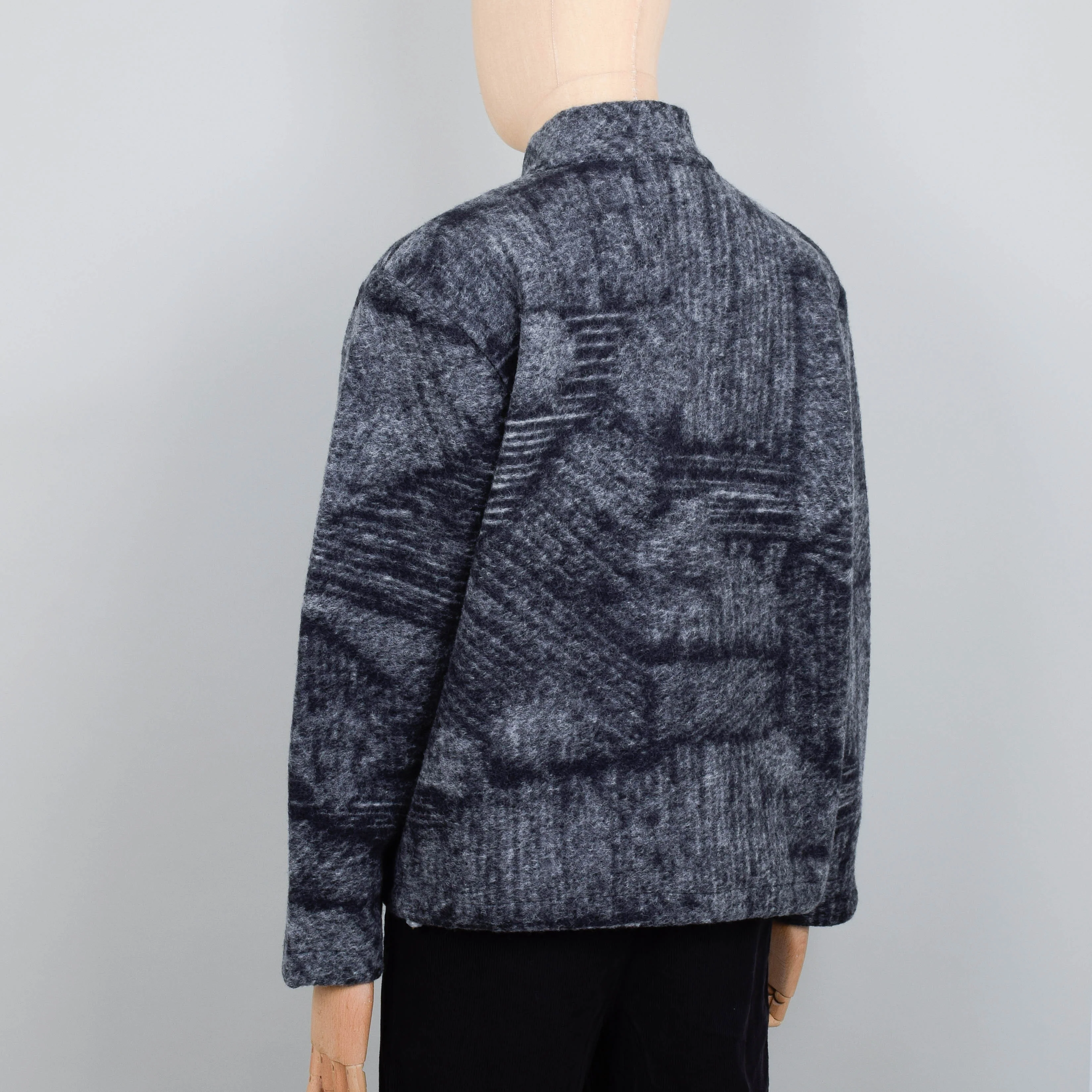 Folk Boxy Funnel Fleece - Slate - Image 3