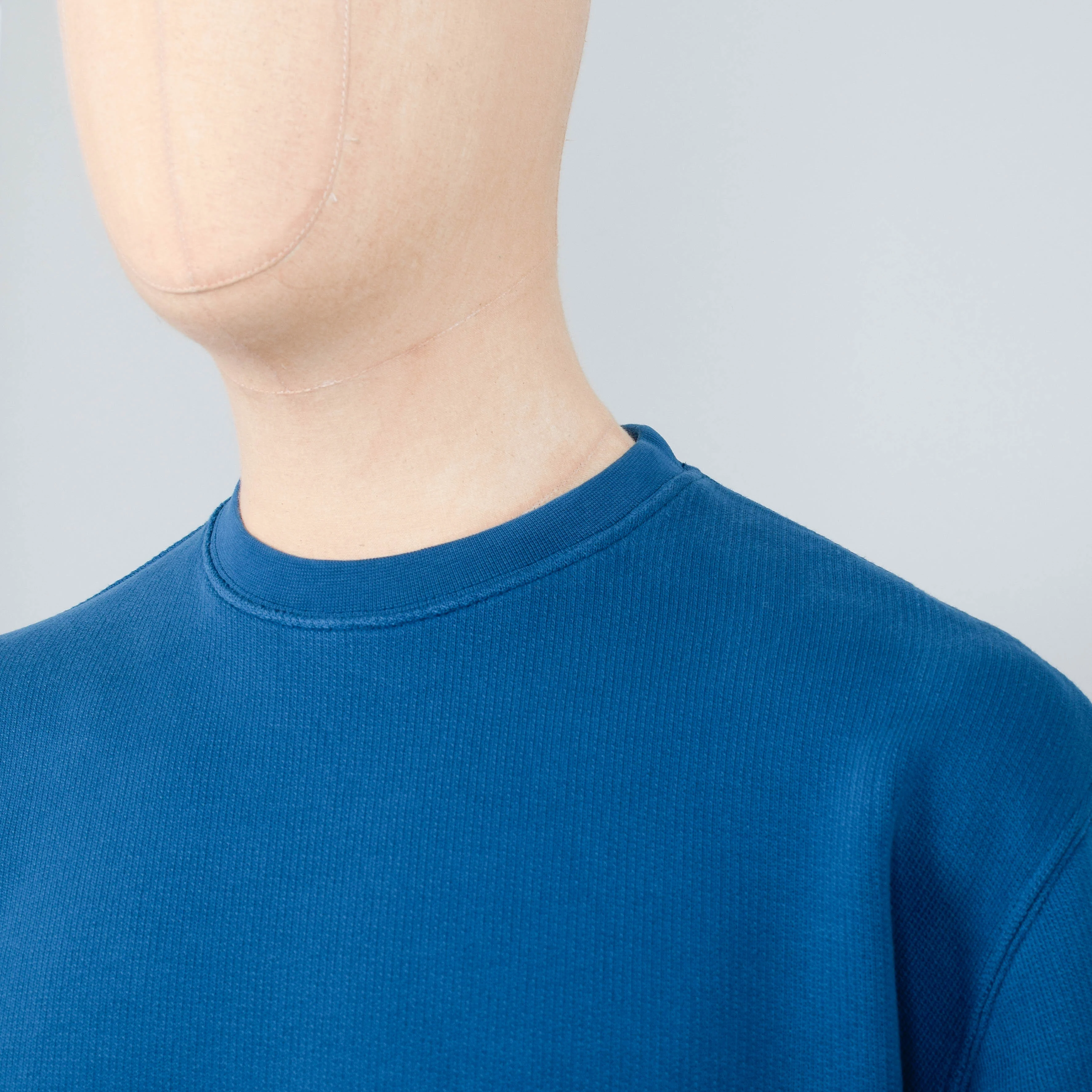 Folk Boxy Sweat - Dark Cyan - Image 2