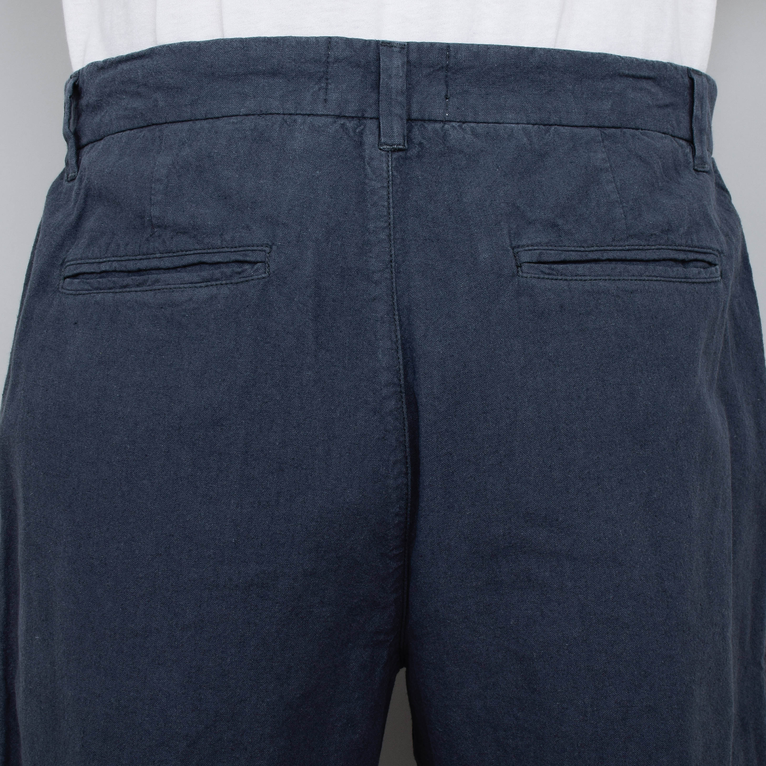 Folk Cotton Linen Trouser - Charcoal - Image 3