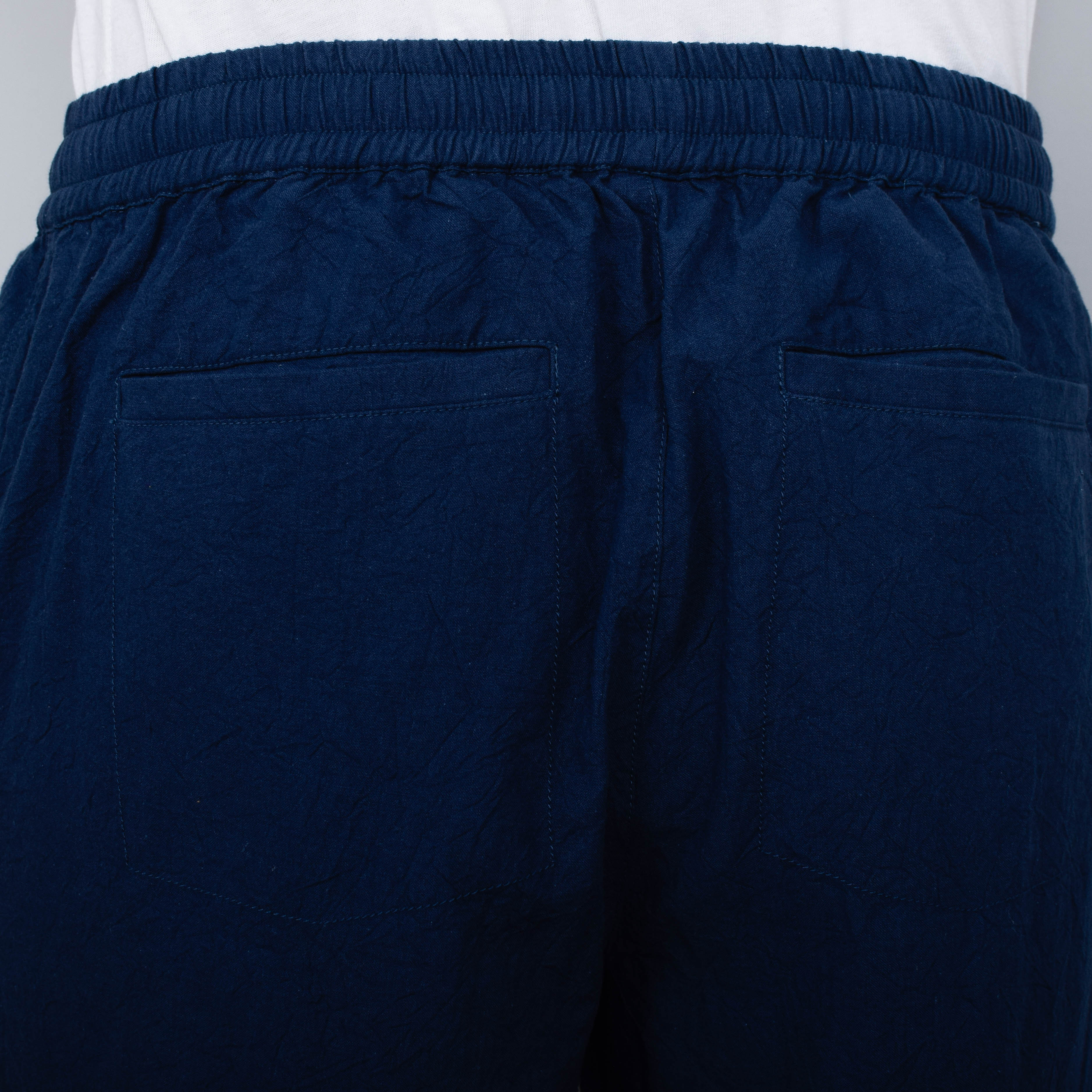 Folk Drawcord Assembly Pant - Ash Navy Crinkle - Image 3