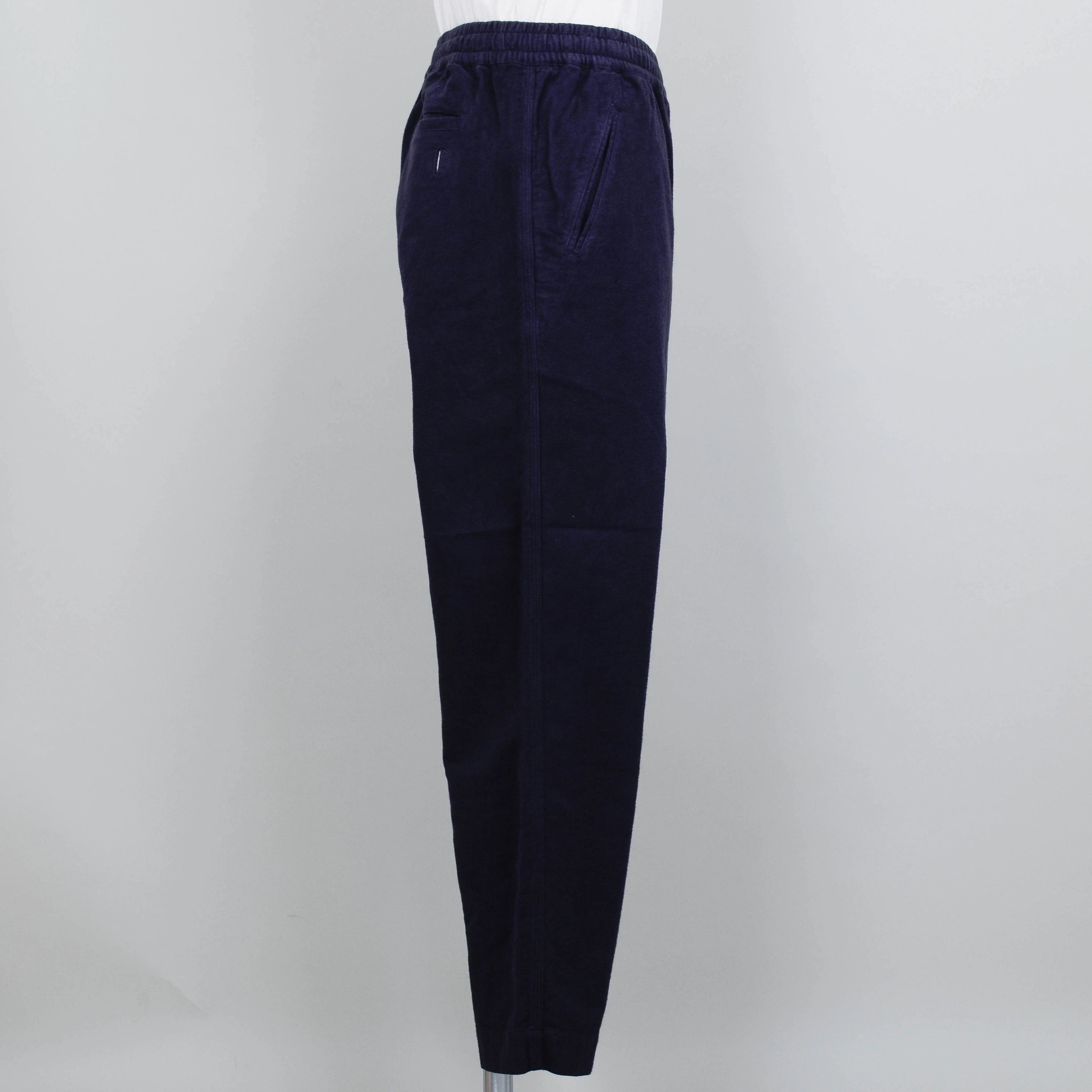Folk Drawcord Assembly Pant - Navy Moleskin - Image 2