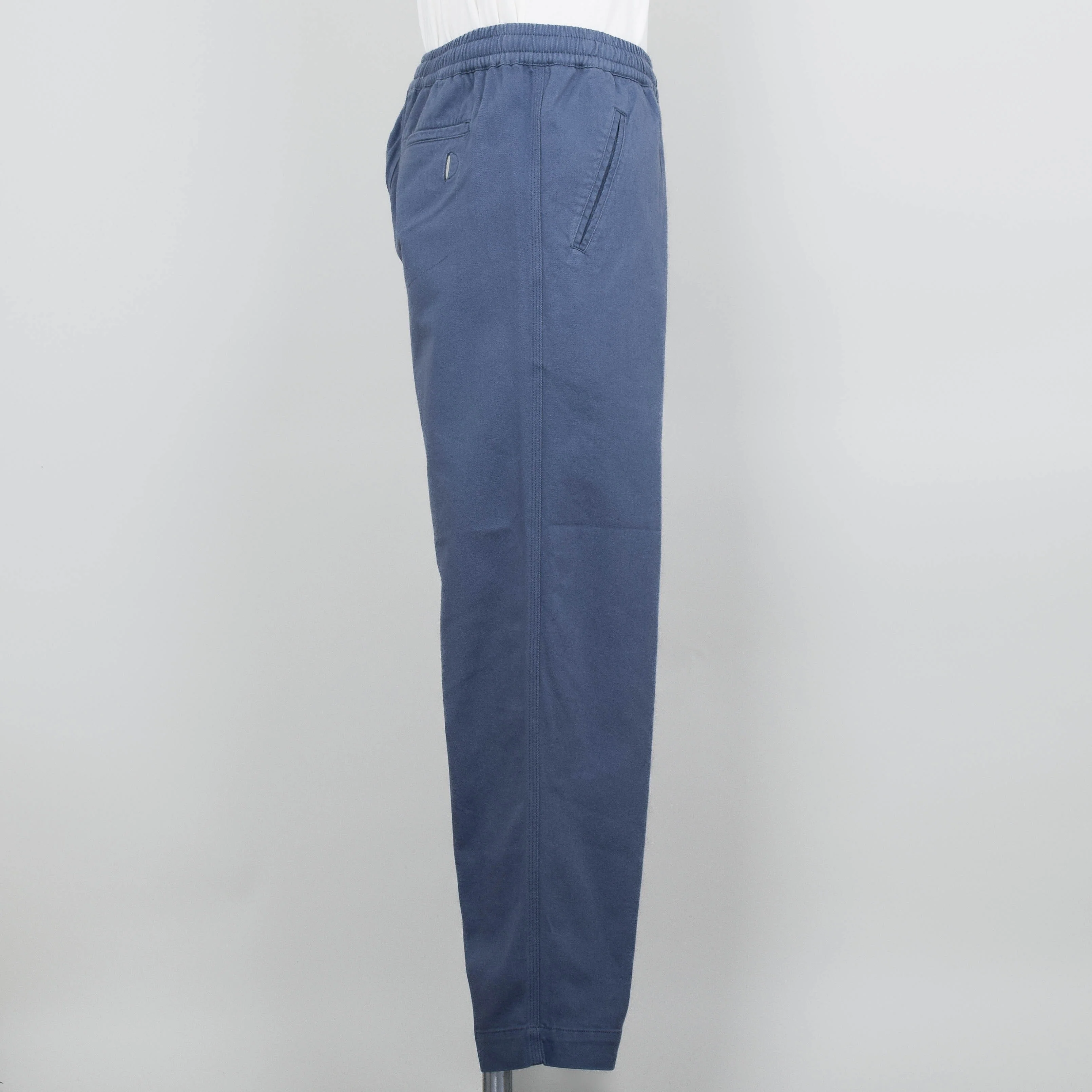 Folk Drawcord Assembly Pant - Soft Blue Brushed Twill - Image 2