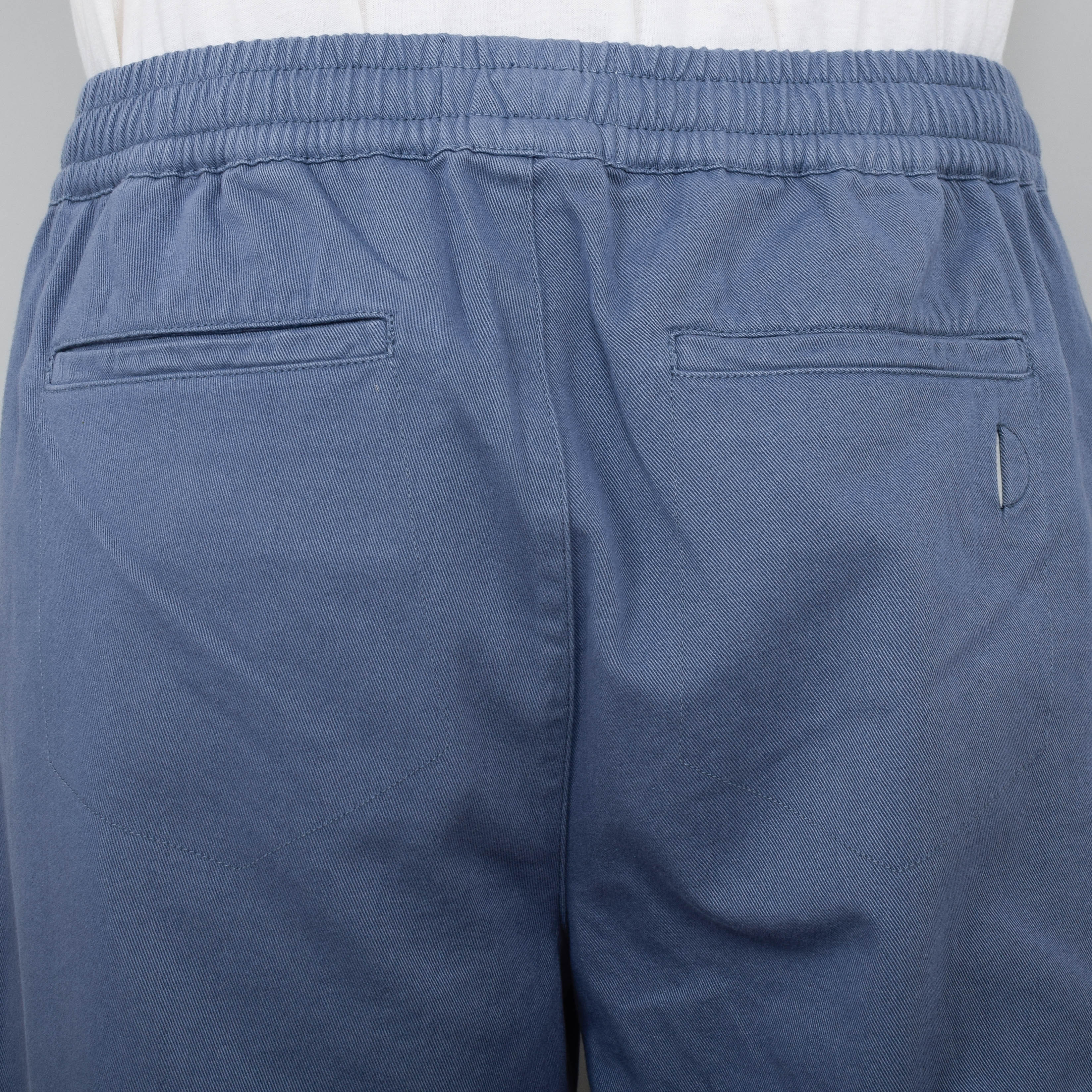 Folk Drawcord Assembly Pant - Soft Blue Brushed Twill - Image 3