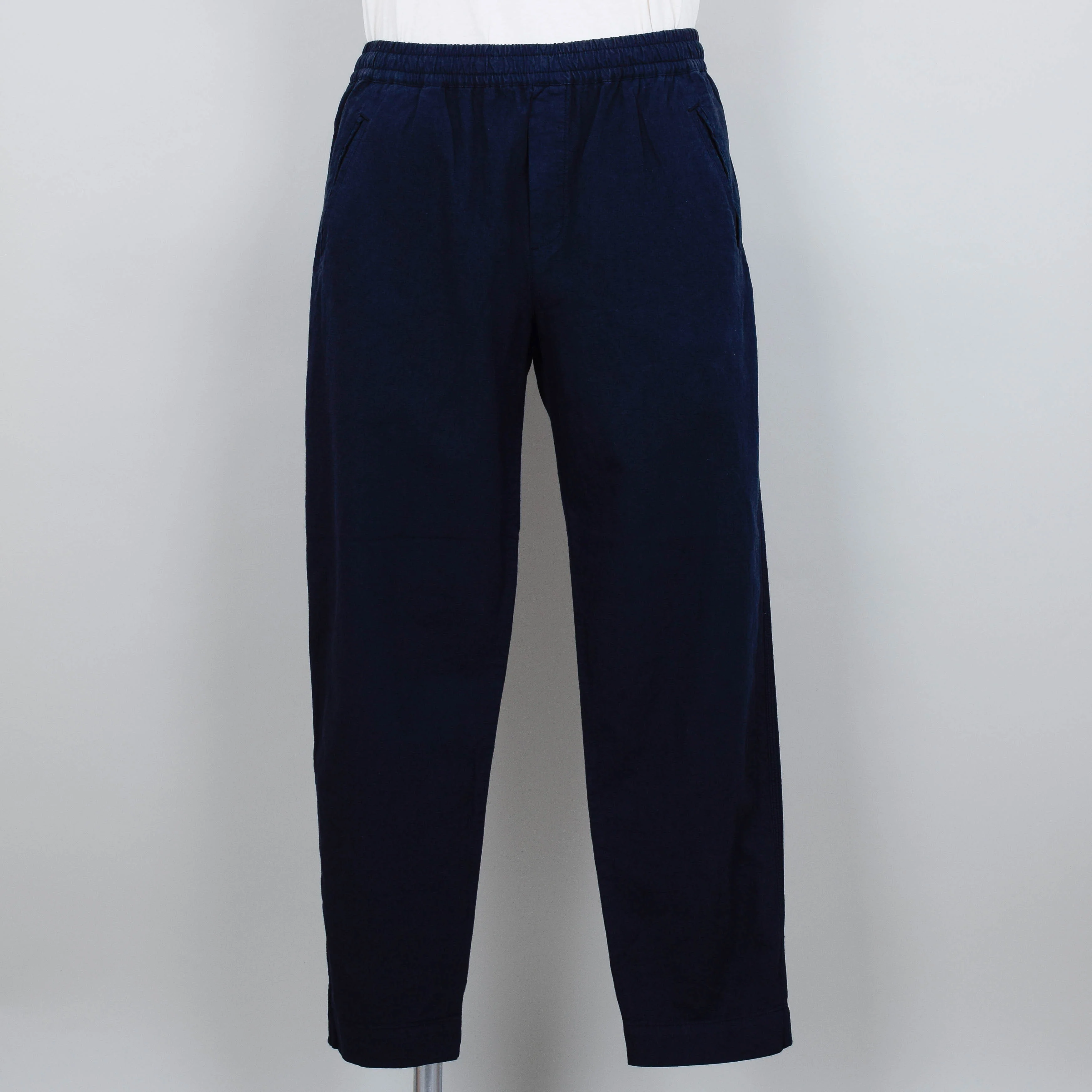 Folk Drawcord Assembly Pant - Soft Navy Linen