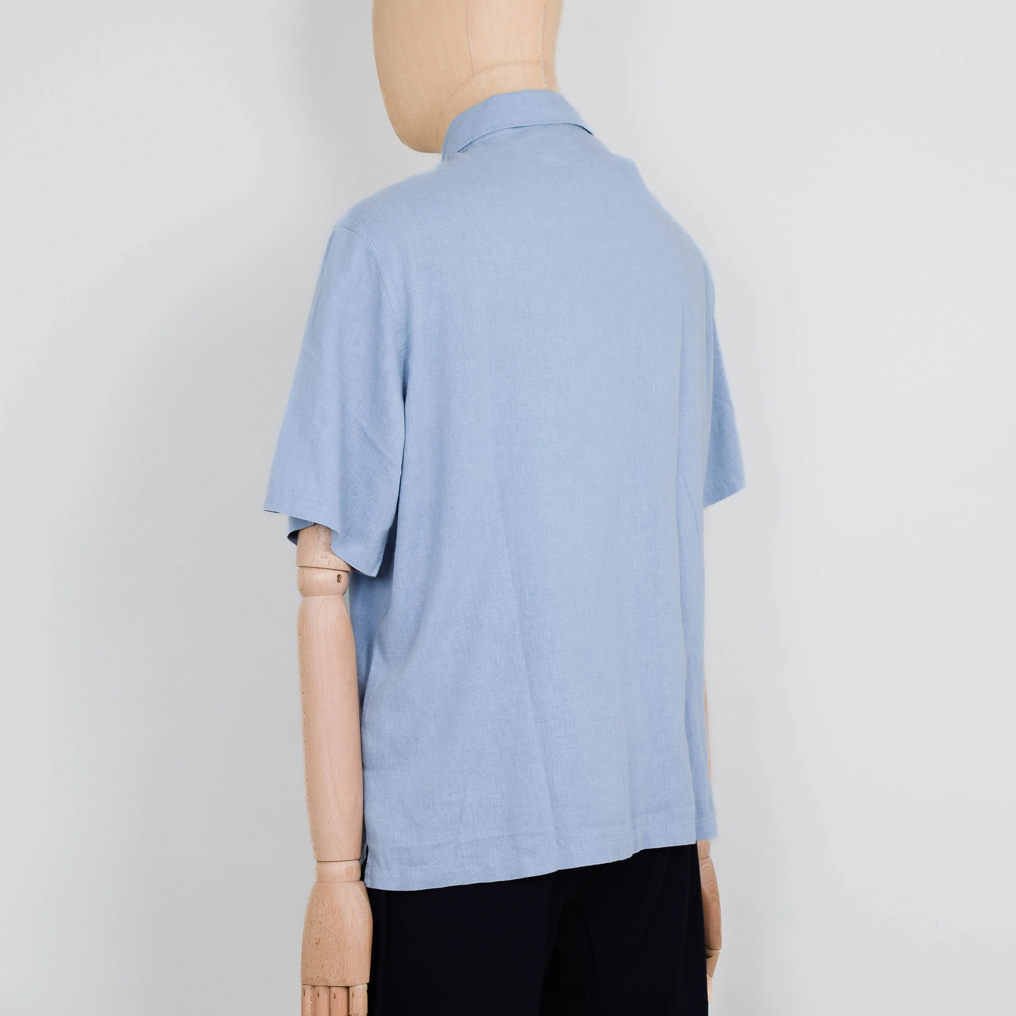 Folk Gabe Shirt - Soft Blue - Image 3