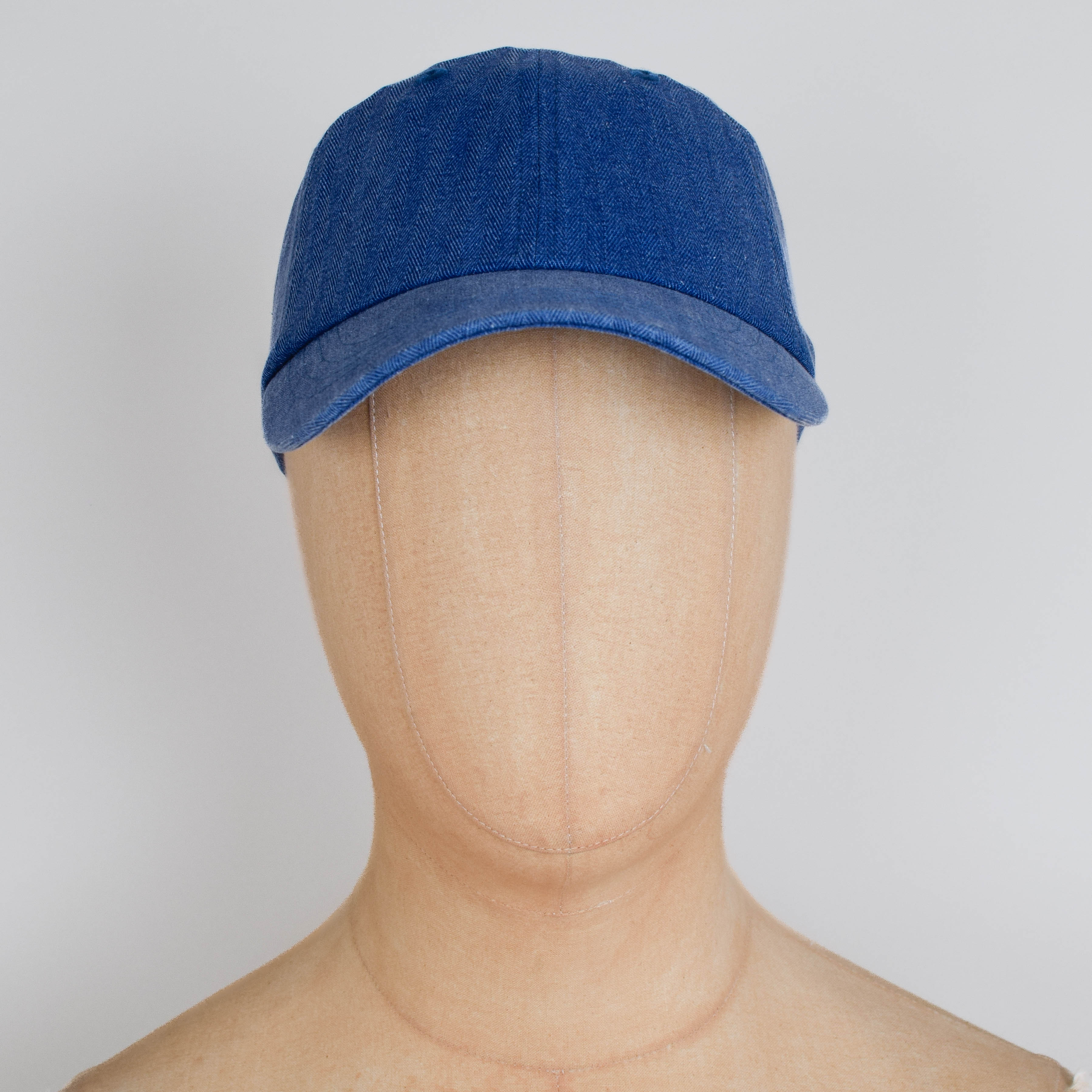 Folk Herringbone Cap - Bright Blue - Image 2