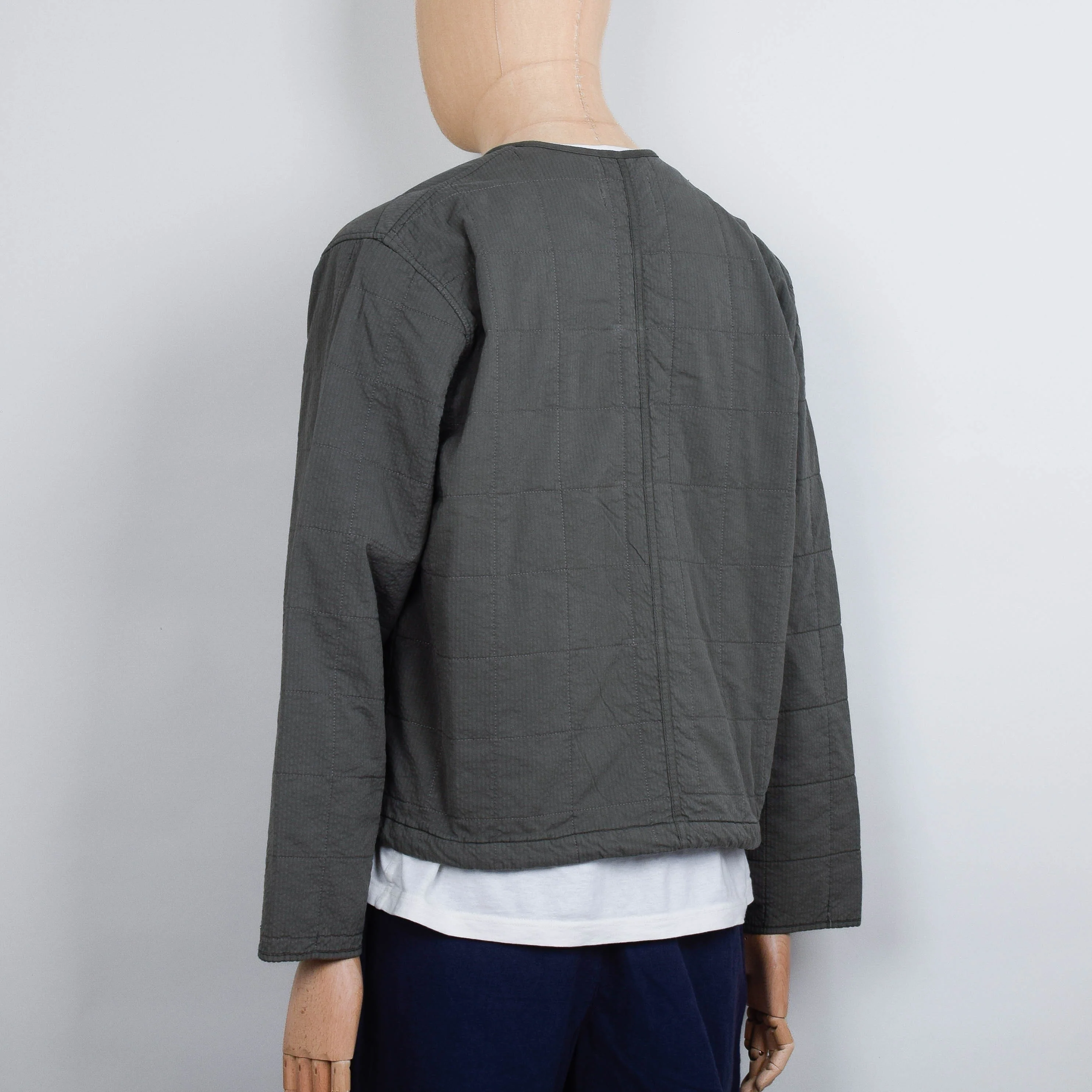 Folk Lightweight Liner Jacket - Dark Sage - Image 3