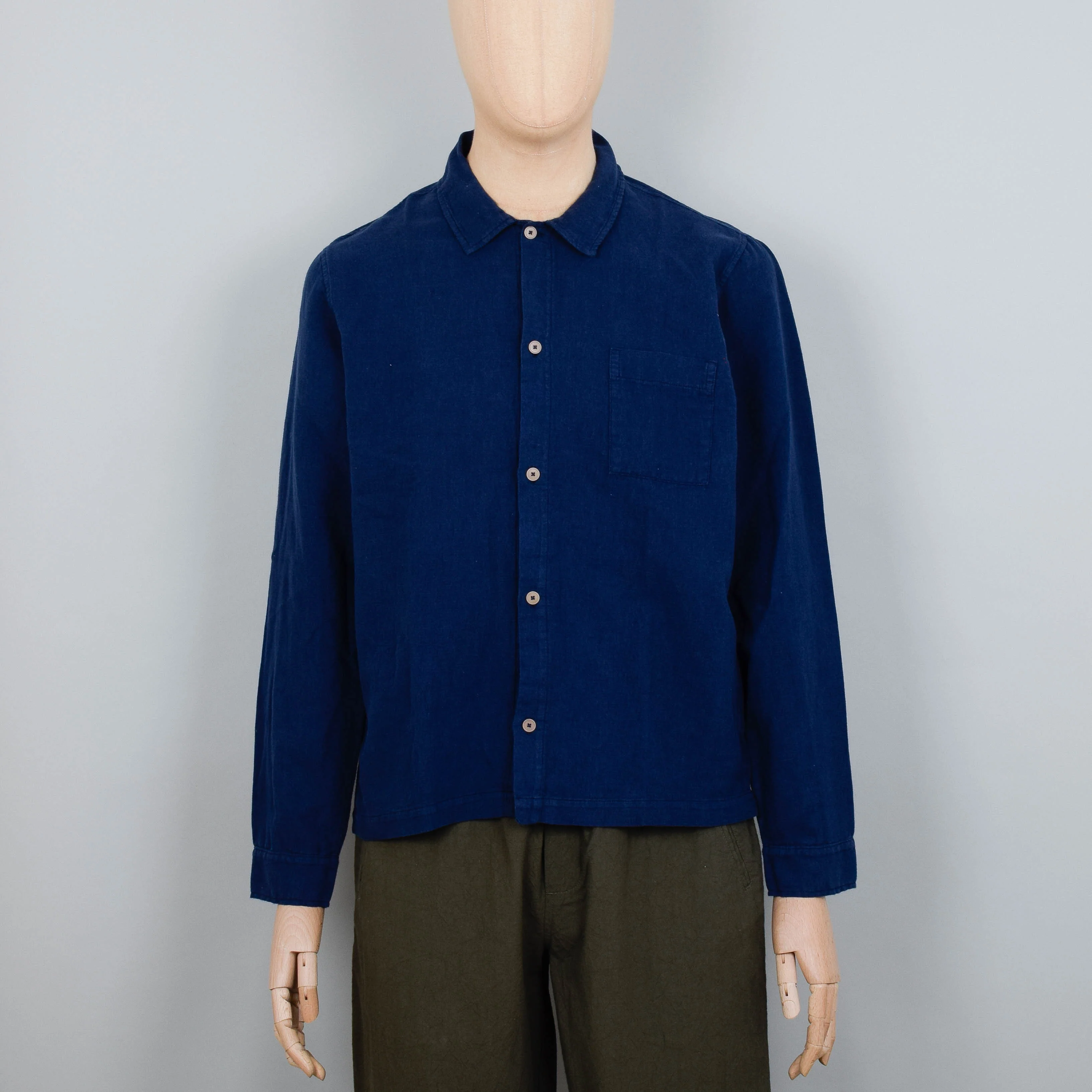 Folk LS Seoul Shirt - Washed Ink