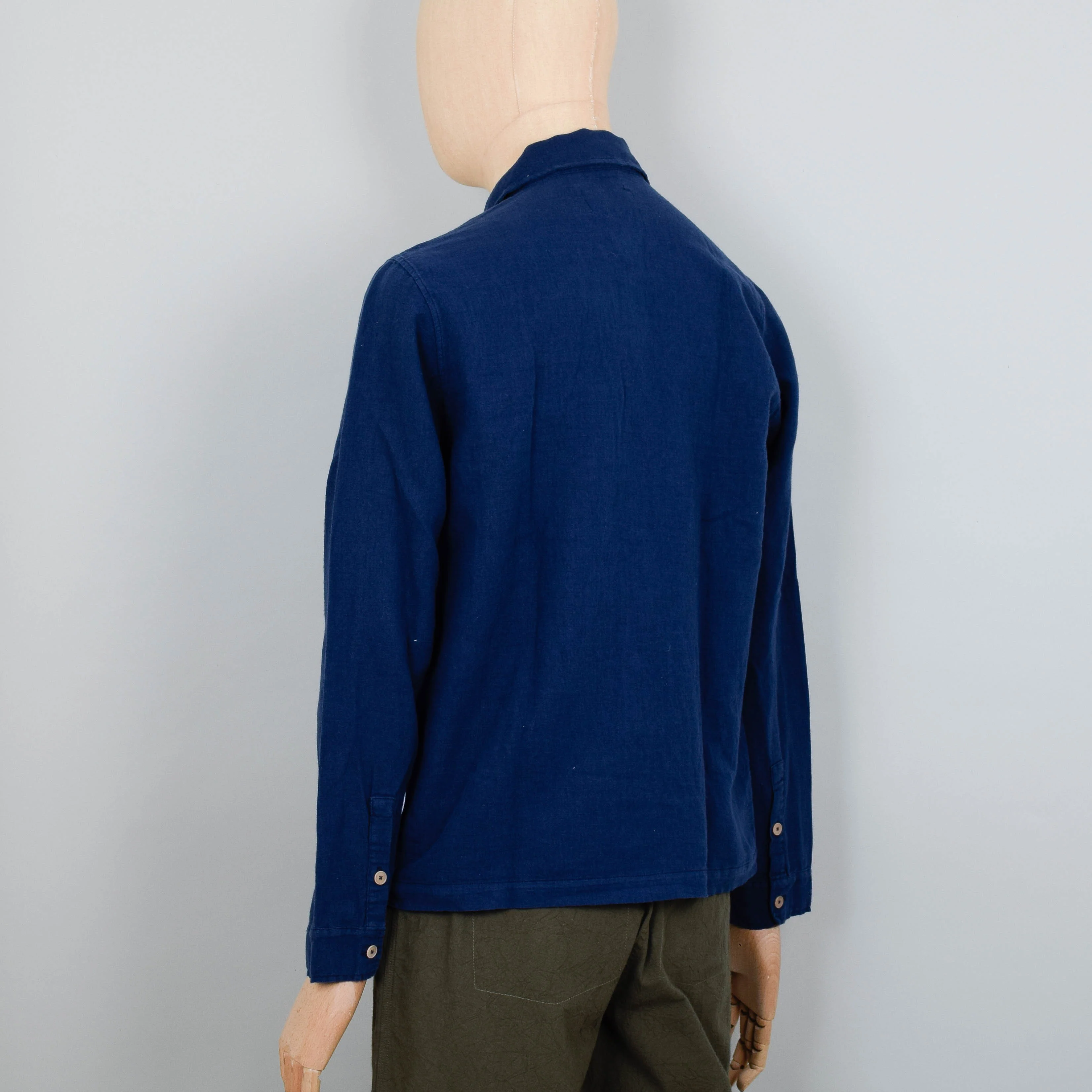Folk LS Seoul Shirt - Washed Ink - Image 3