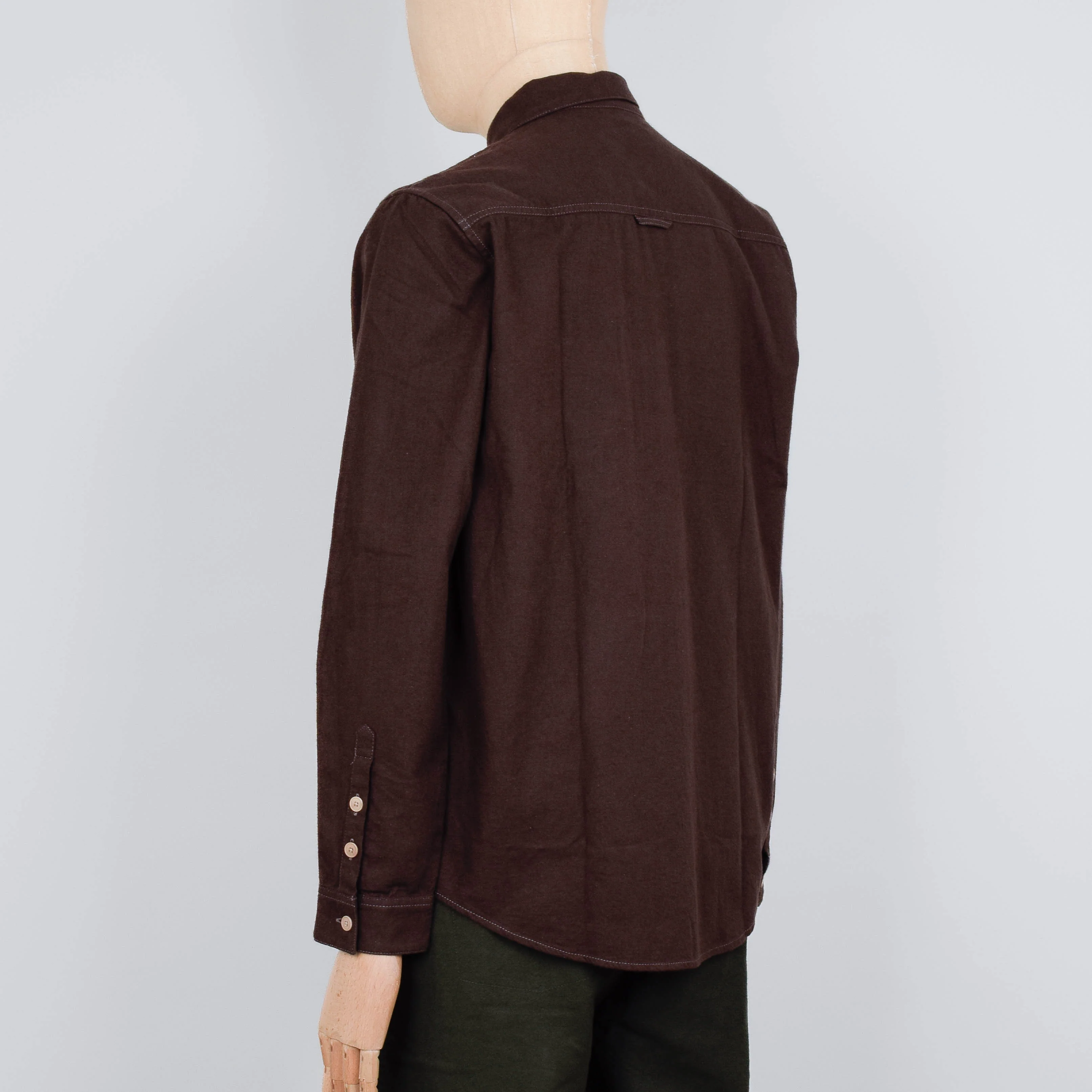 Folk Relaxed Fit Shirt - Espresso Flannel - Image 3