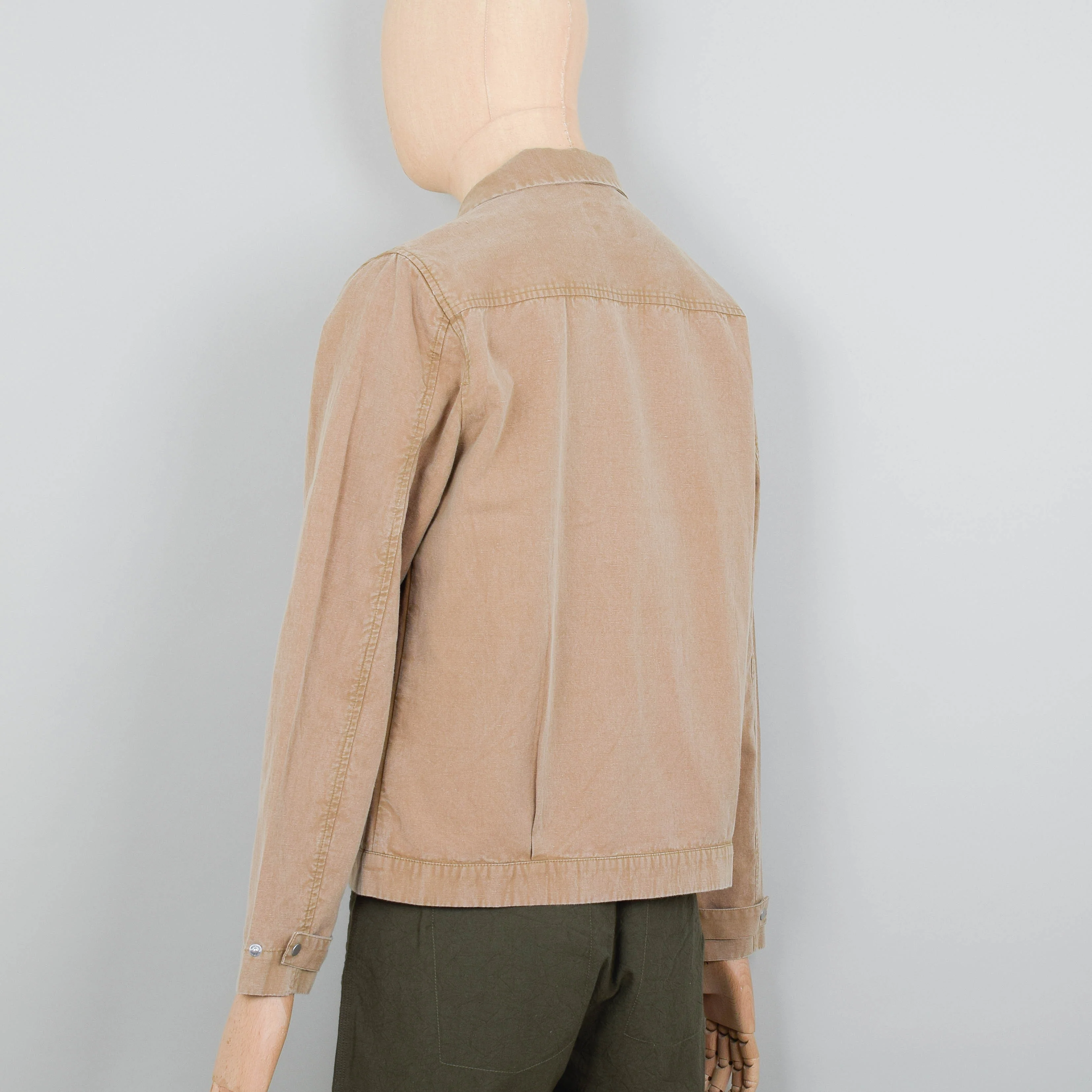 Folk Signal Blouson - Tan Slub - Image 3