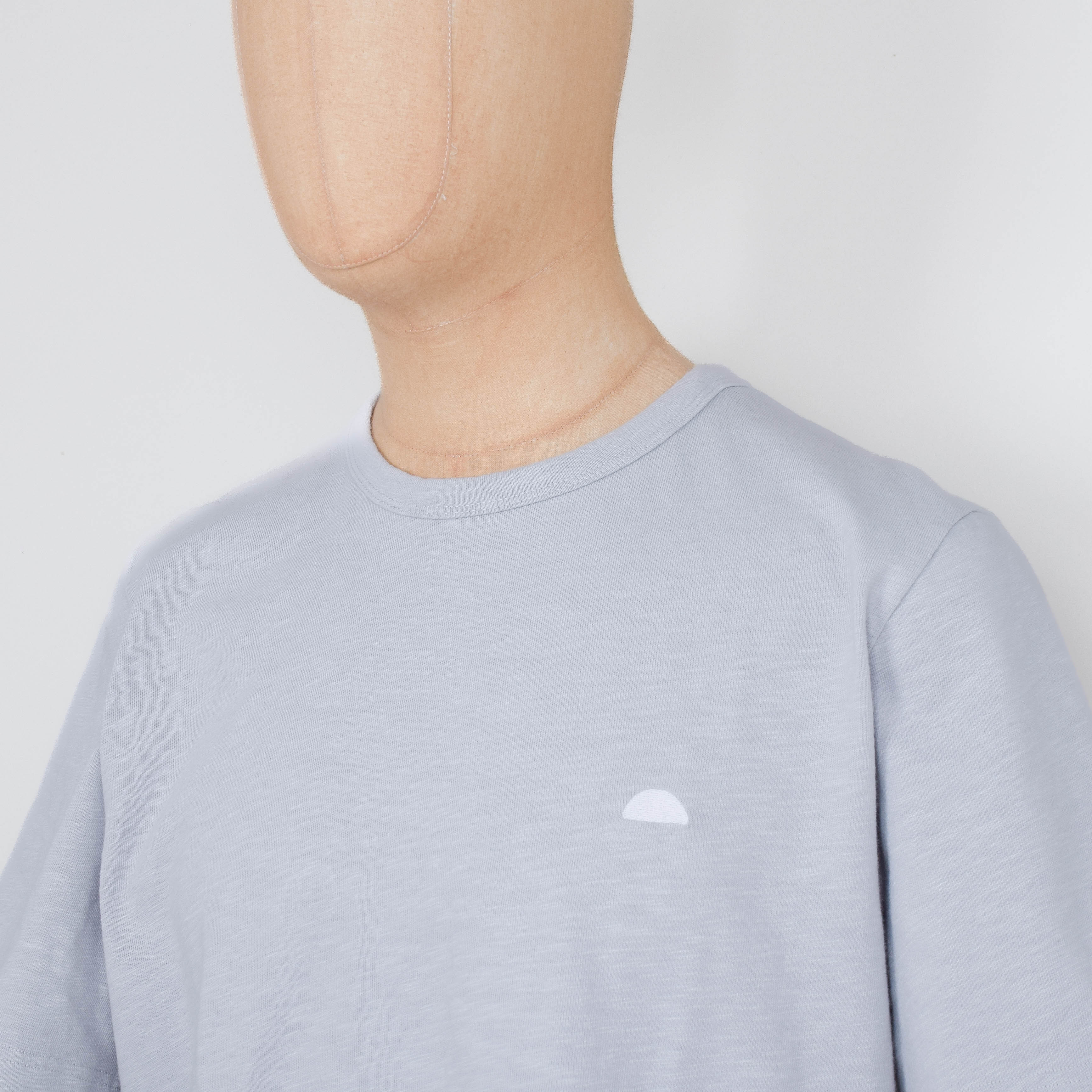 Folk Slub Tee - Mineral Blue - Image 2