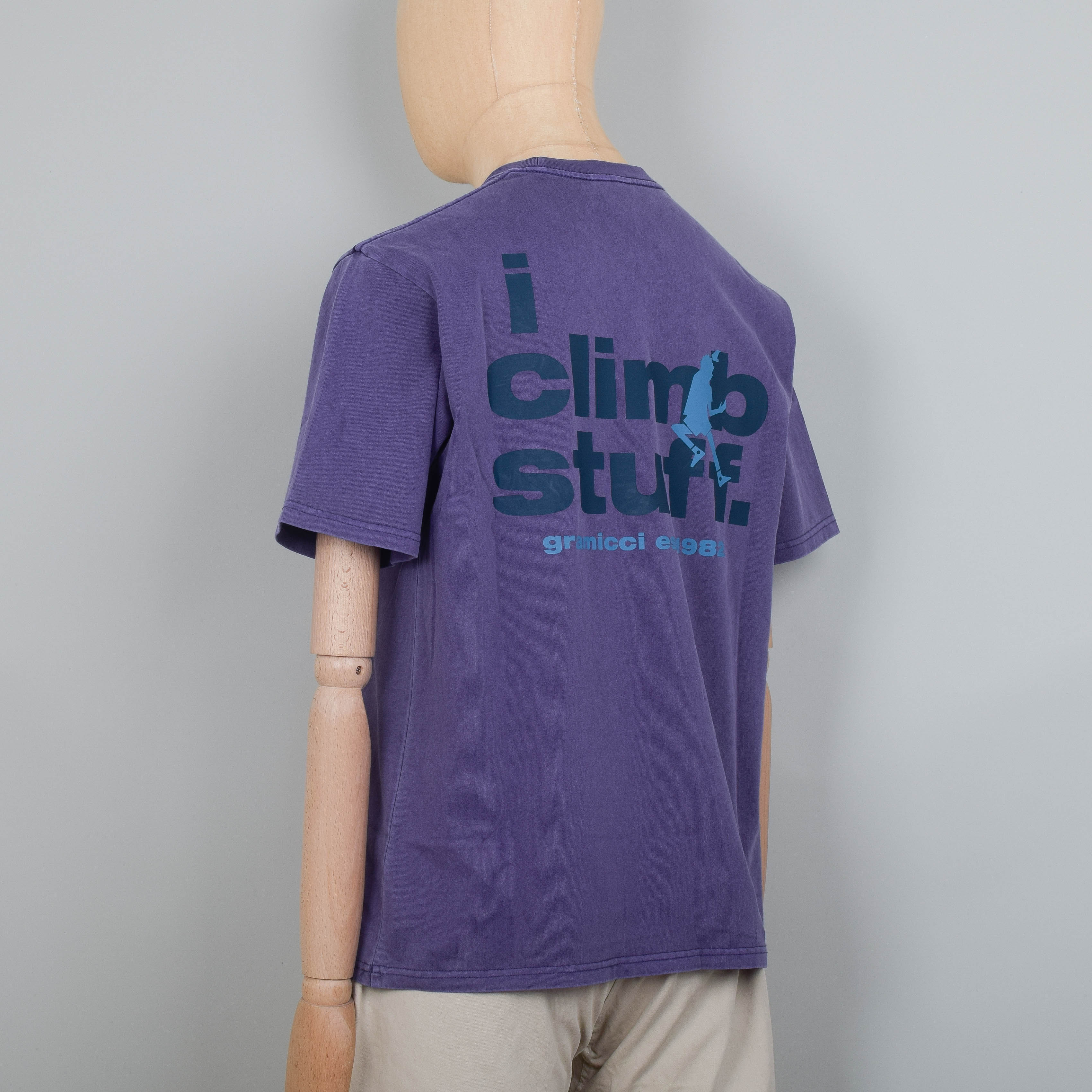 Gramicci I Climb Stuff Tee - Purple Pigment - Image 2