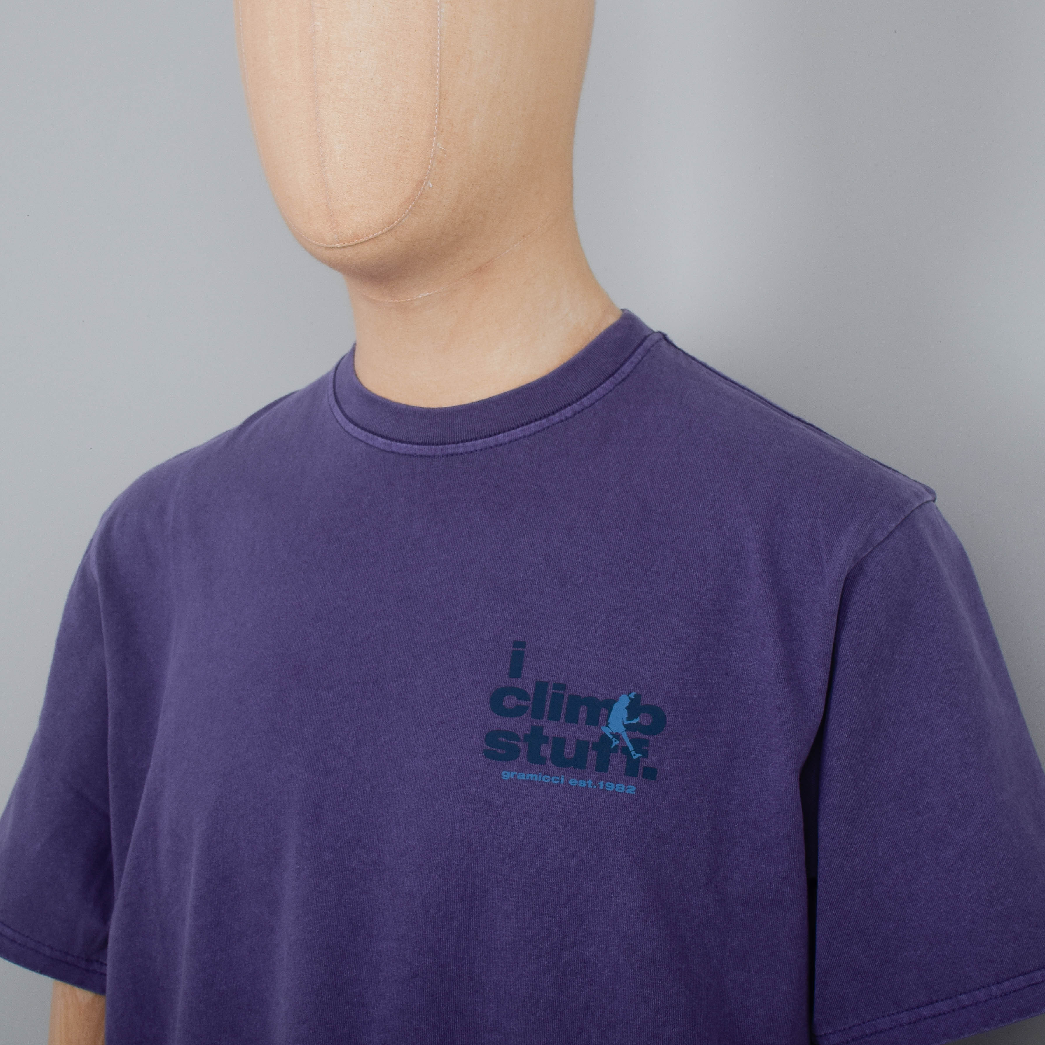 Gramicci I Climb Stuff Tee - Purple Pigment - Image 3
