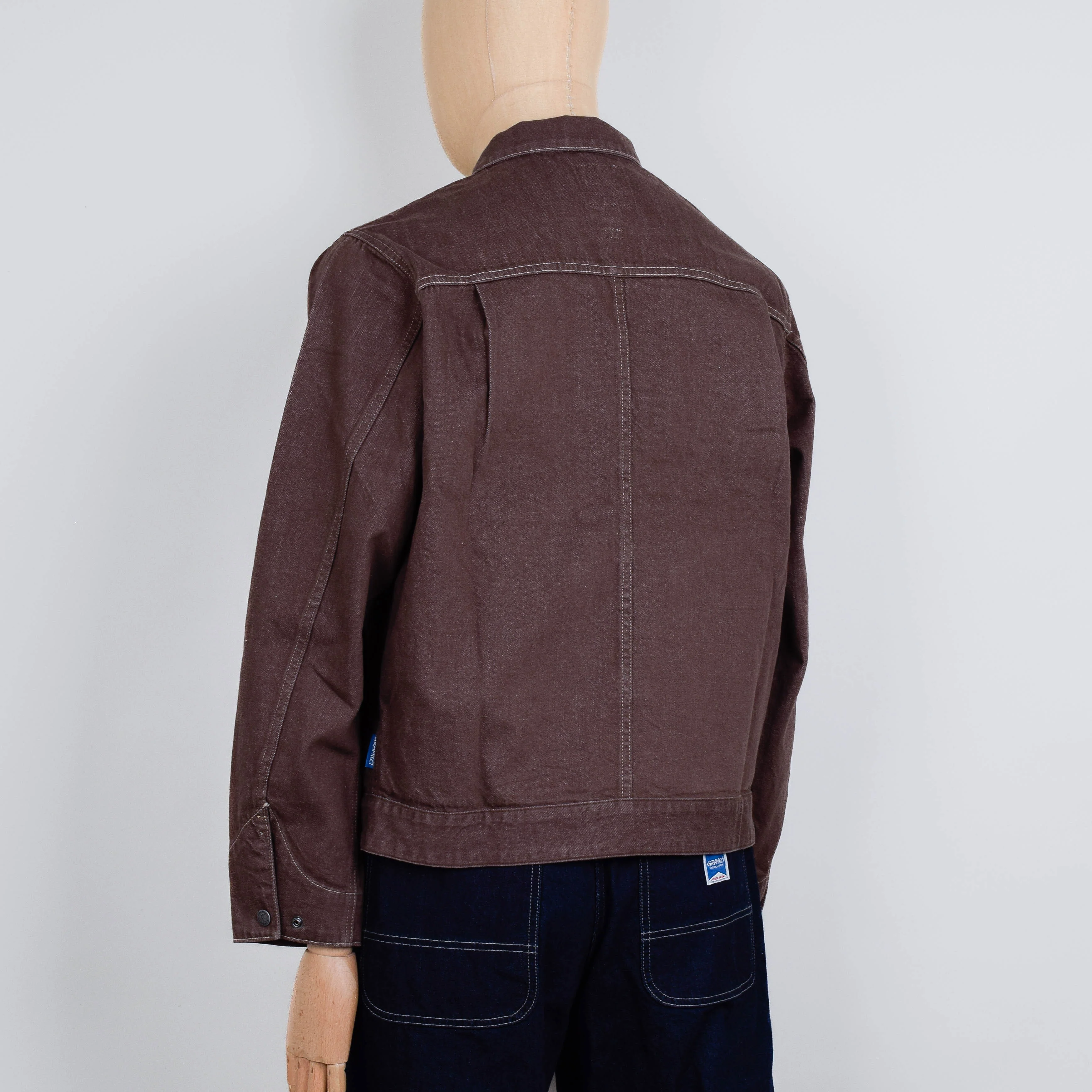 Gramicci Japanese Slub Denim Jacket - Amber - Image 3