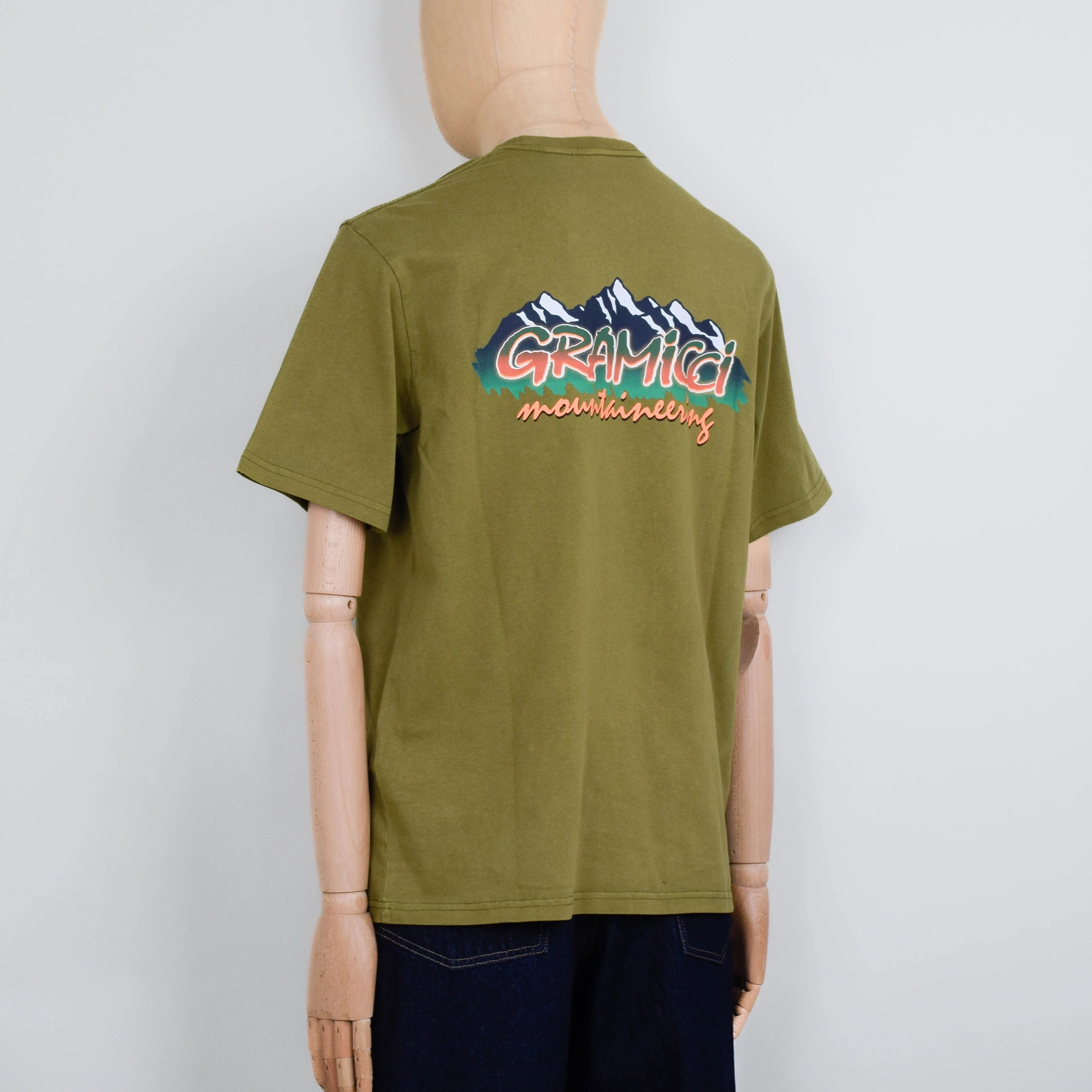Gramicci Mountaineering Tee - Pistachio Pigment - Image 2