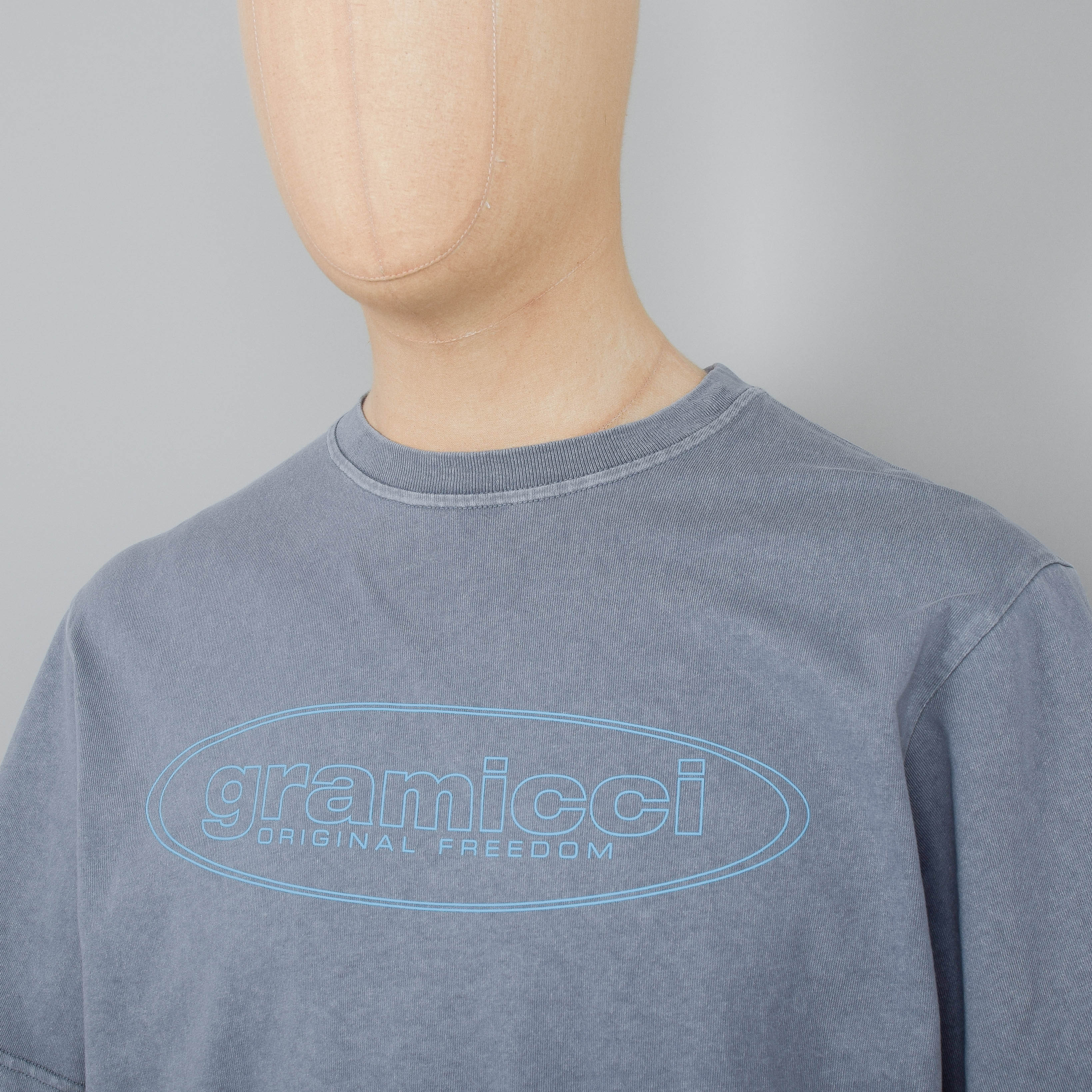Gramicci Original Freedom Oval Tee - Slate Pigment - Image 3